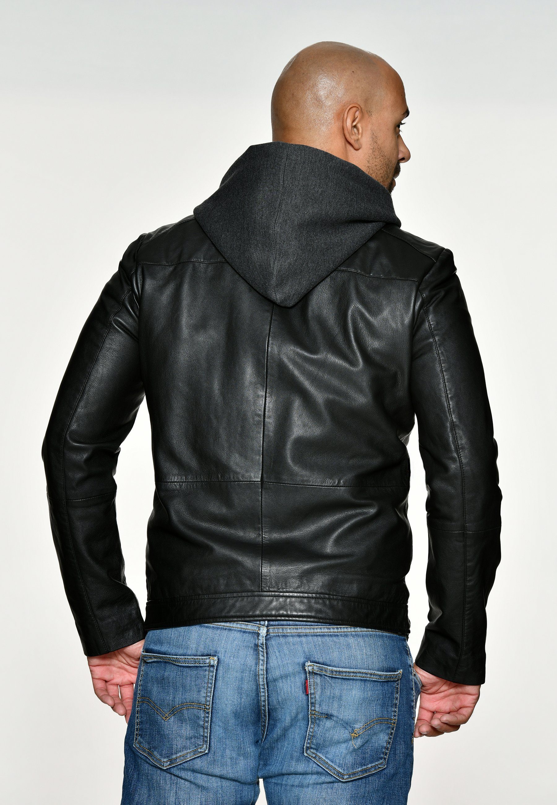 black Lederjacke 42020525 Maze