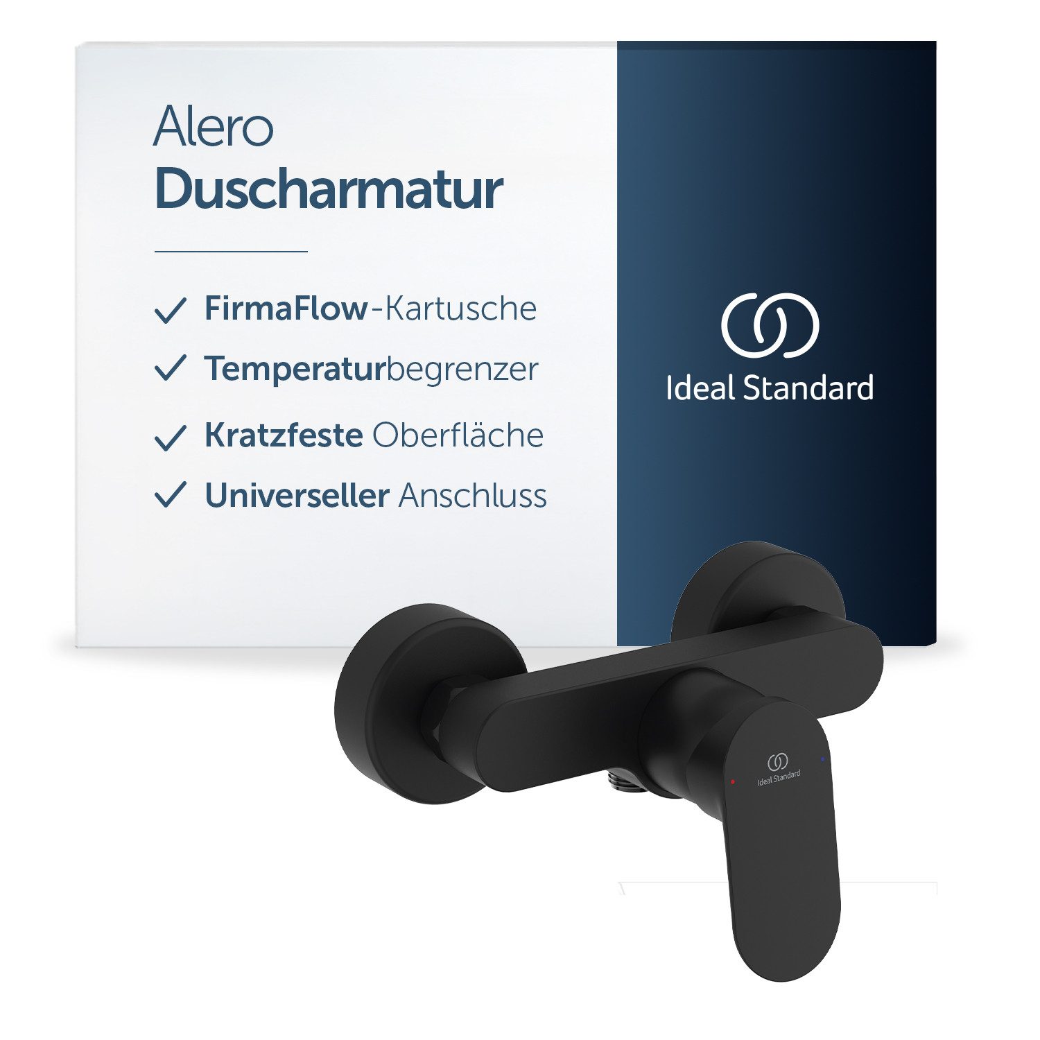 Ideal Standard Duscharmatur Alero FirmaFlow® Kartusche, Heißwassertemperaturbegrenzer