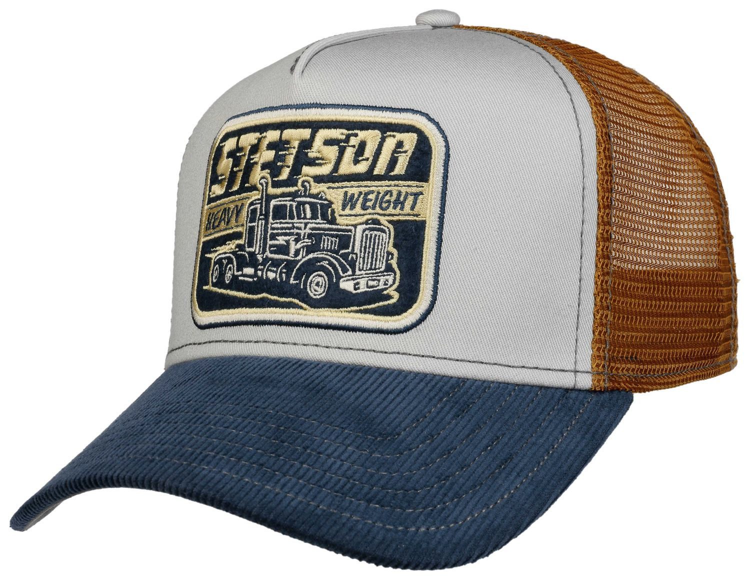 Stetson Baseball Cap Trucker Cap Heavy Weight LKW-Motiv mit Netzeinsatz