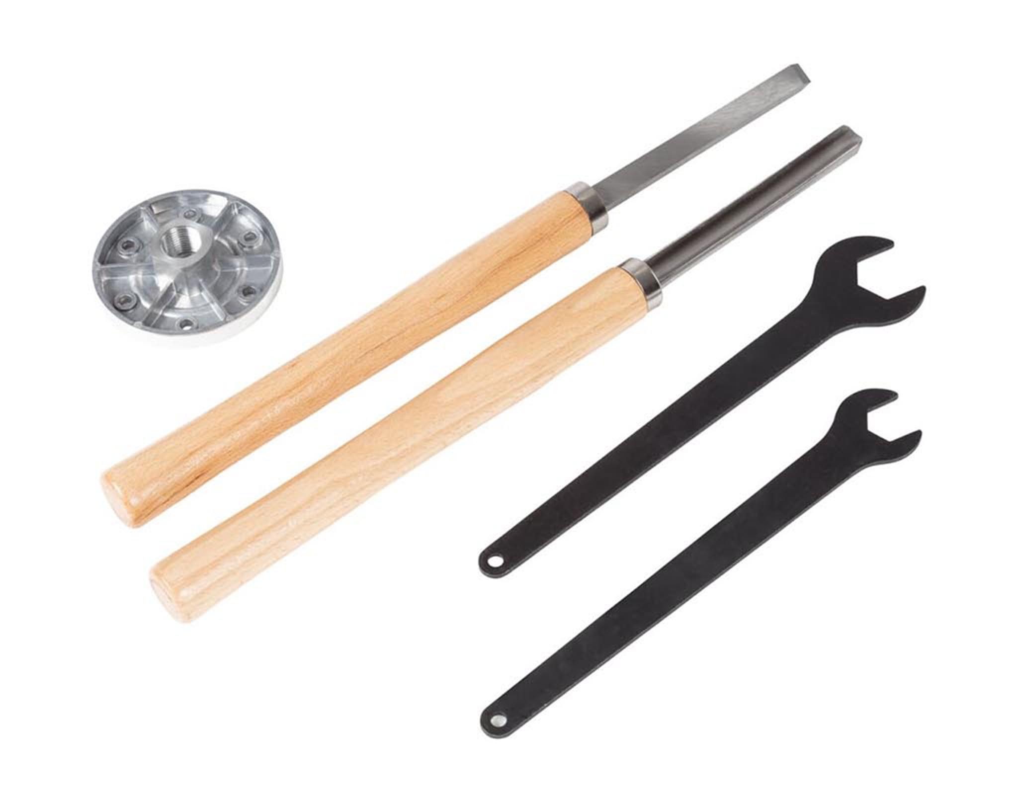 Parkside Drechselbank Drechselmaschine Drechselbank PDM 600 C3 600Watt Inkl 2 Stechbeitel, 600 W, inkl. 2 Stechbeitel, stufenlose Drehzahlregelung