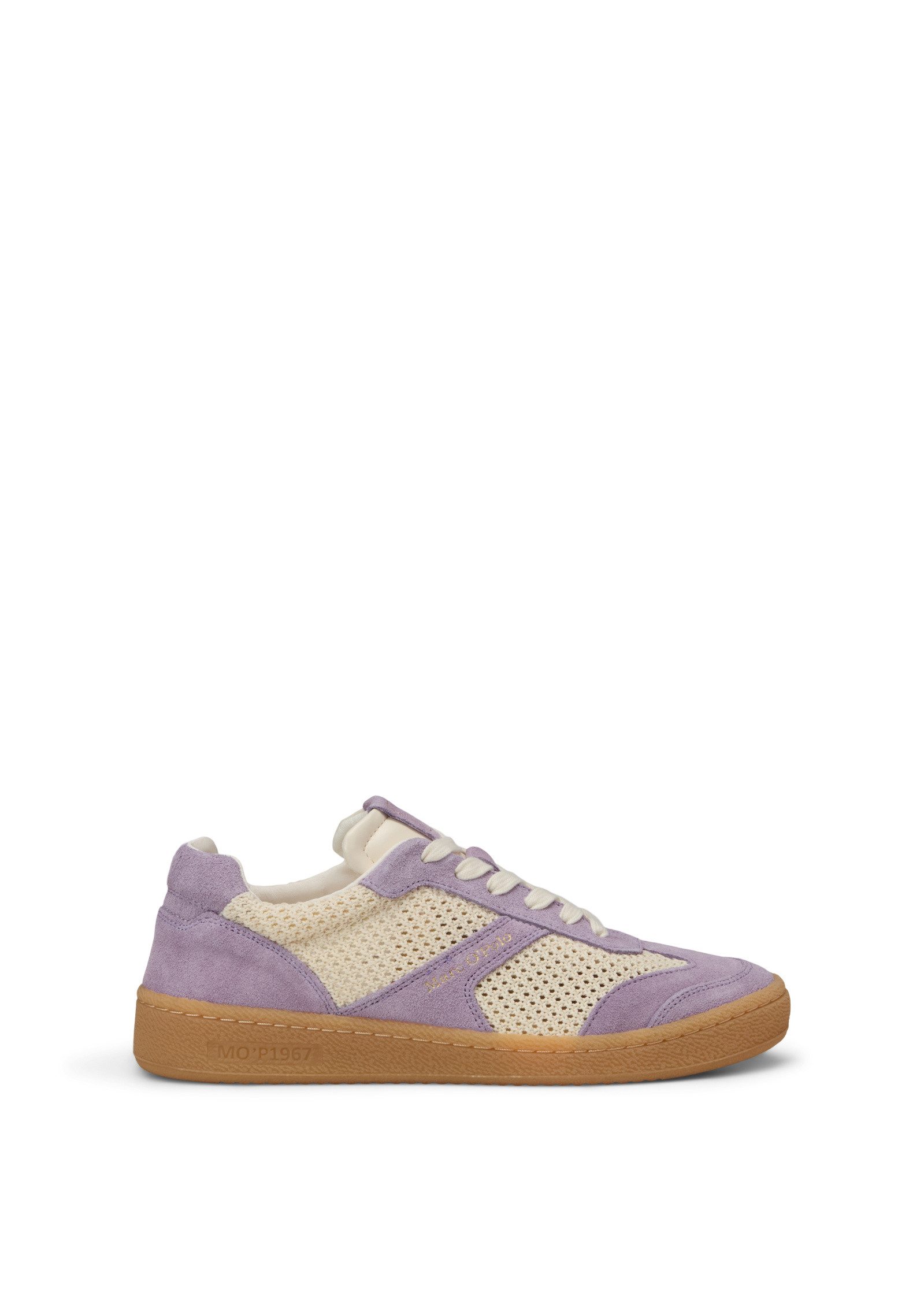 Marc O'Polo aus edlem Rindleder mit Häkeleinsätzen Sneaker