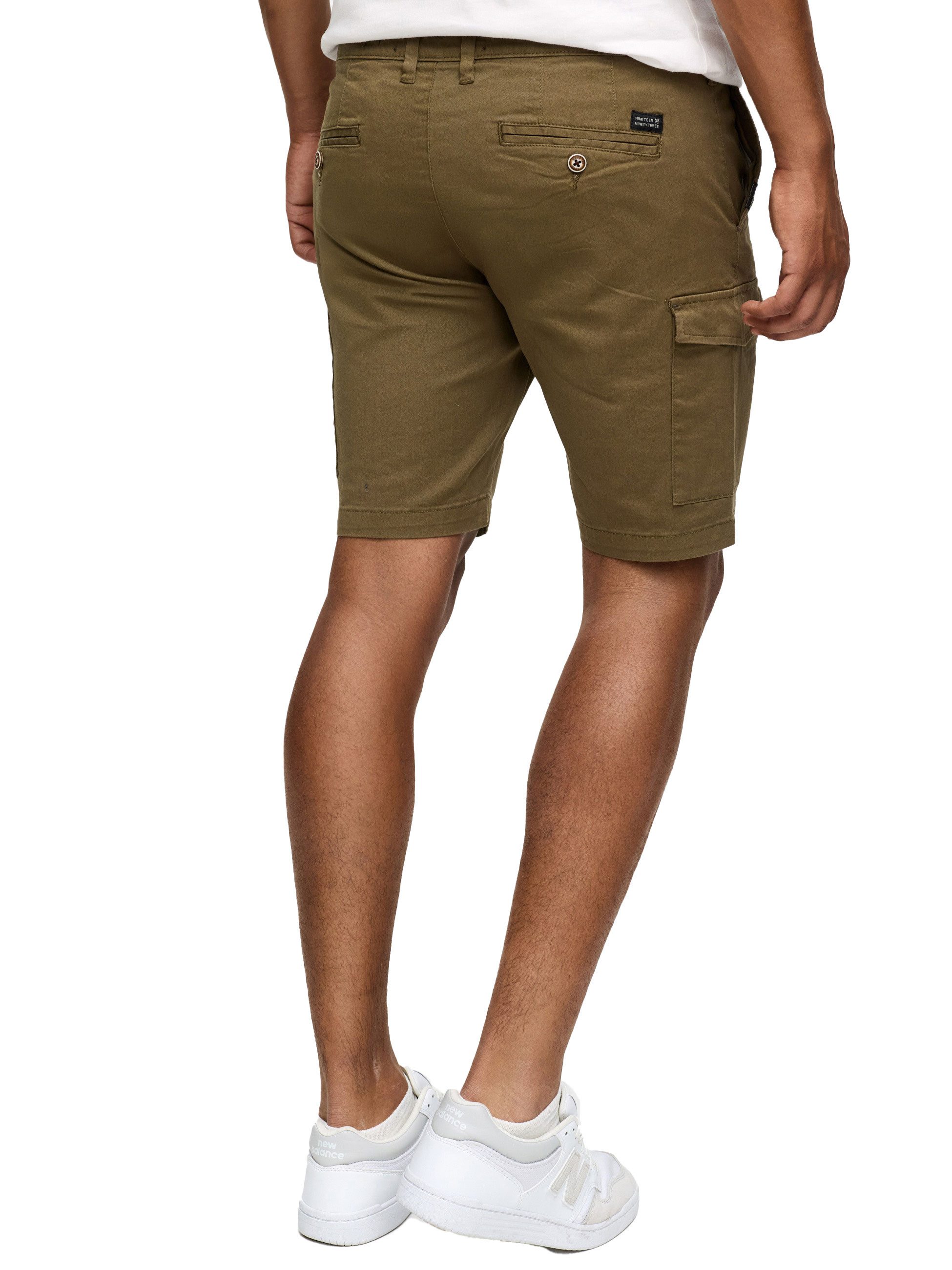 INDICODE Cargoshorts LAULAX Cargo kurze Hose Herren Shorts, Sommer Freizeithose mit Taschen Sportlich eleganter Look - Regular Fit - Bequemes Material mit Stret – Bild 5 von 5