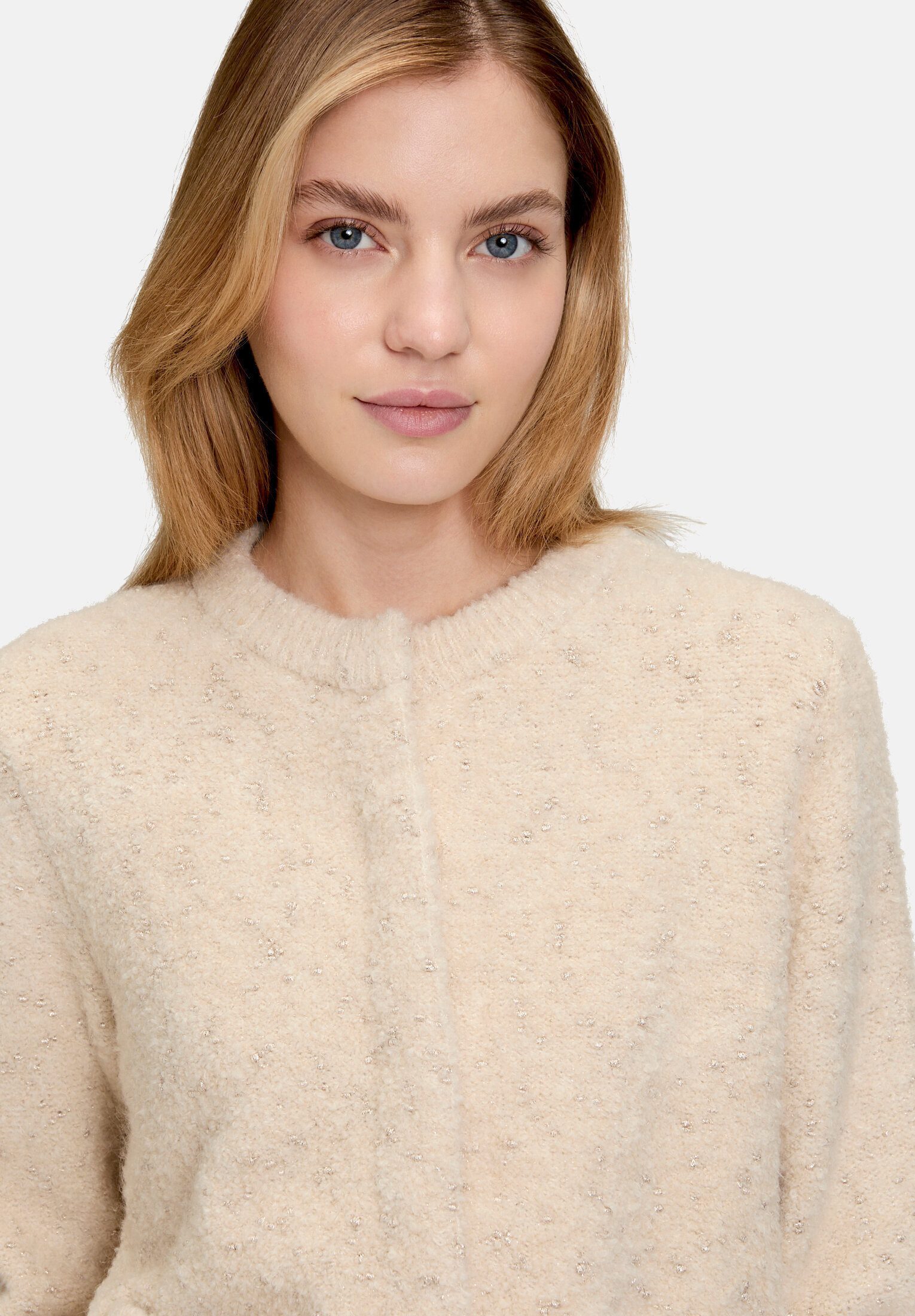 Betty Barclay Strickjacke Damen mit Lurexfaden (1-tlg)