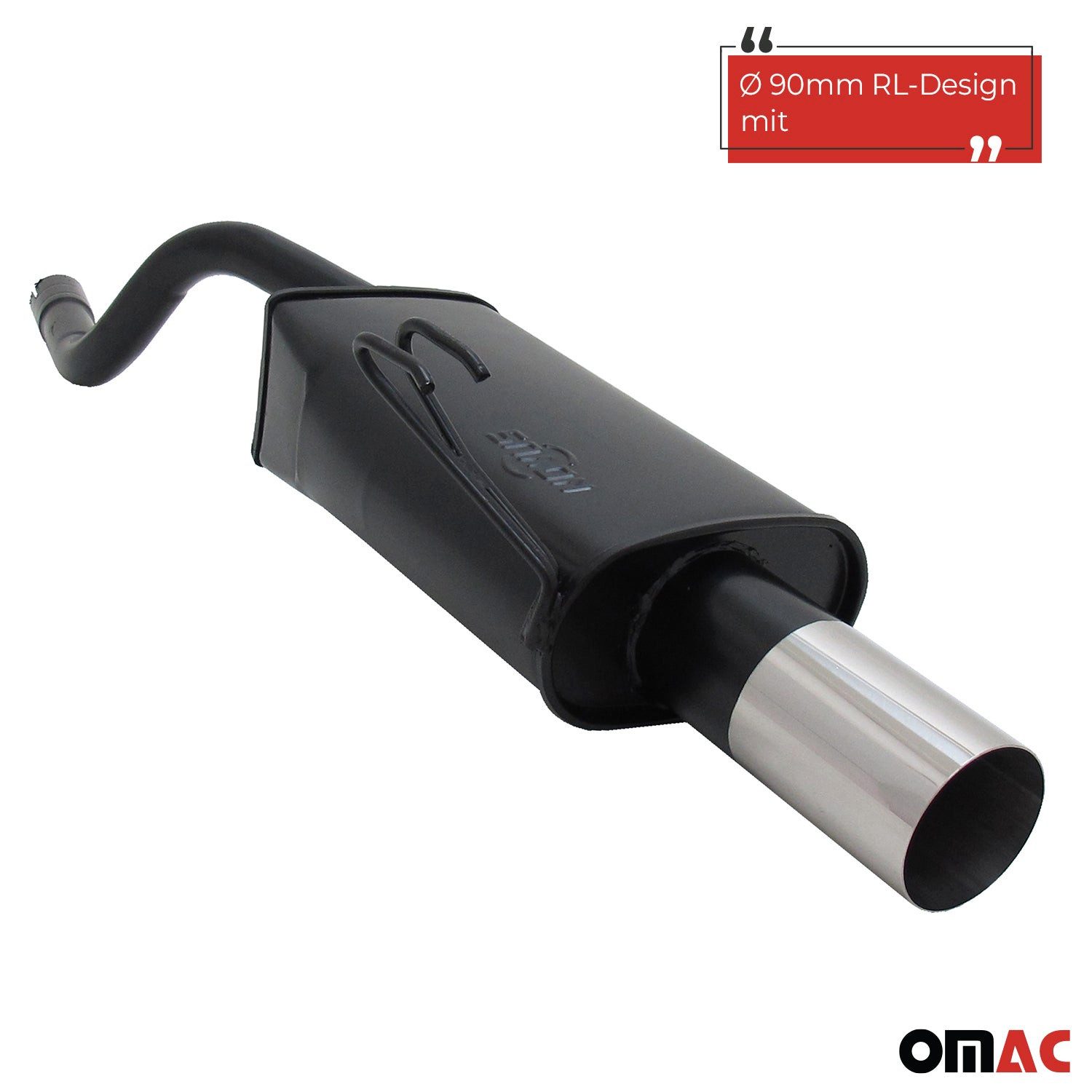 OMAC Auspuff-Flexrohr für 1999-2010 Fiat Punto/ Punto Classic 5tür 188 Novus Sportauspuff 90, (1-tlg), Leicht austauschbar - Einzelausstieg