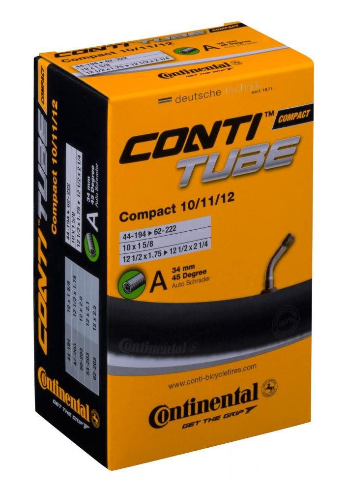 Fahrradschlauch Continental Schlauch Compact 10"/11"/12 10 - zuverlässiger Fahrradschl