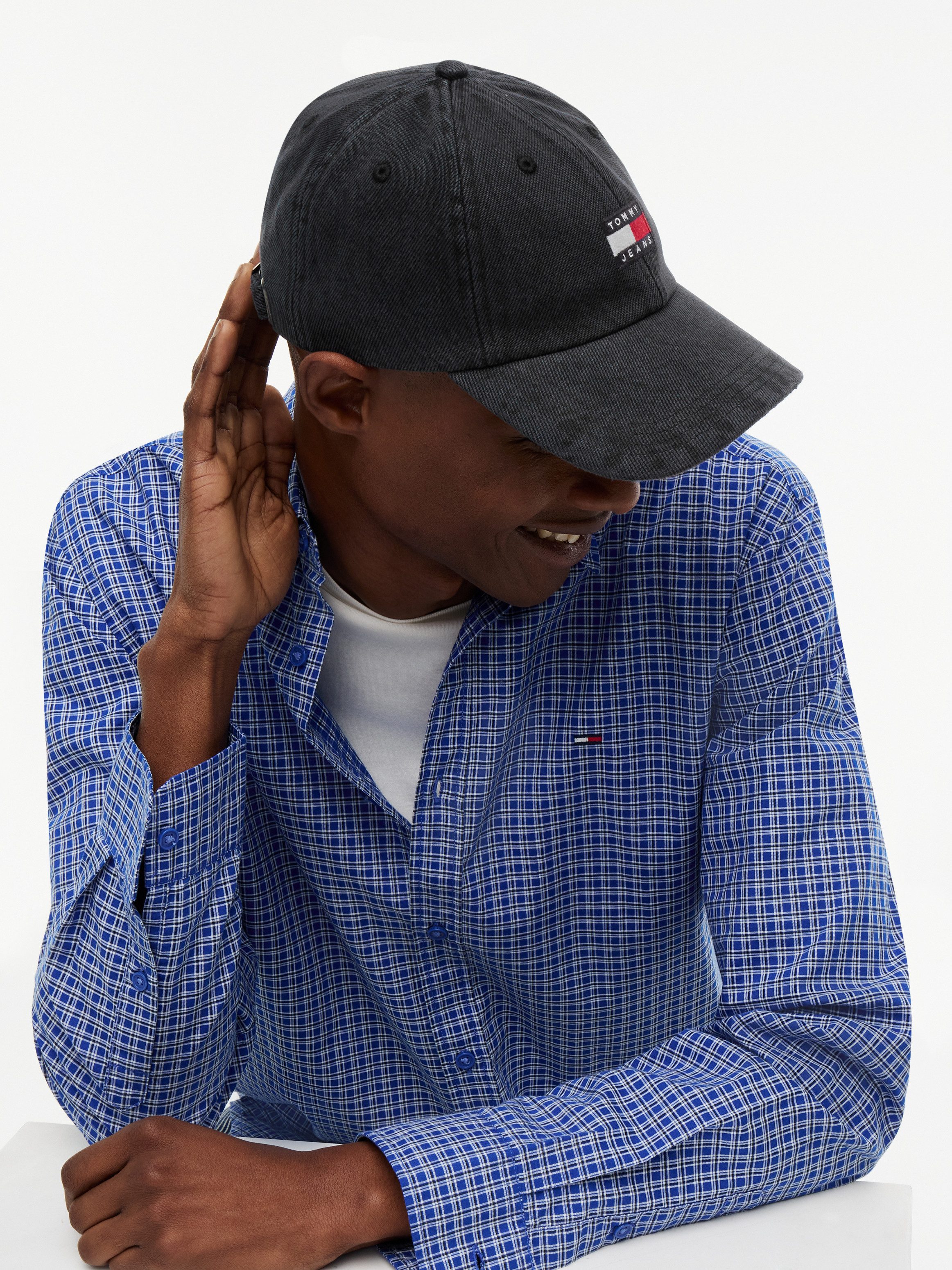 Tommy Jeans Baseball Cap TJM HERITAGE aus Denim mit Logo