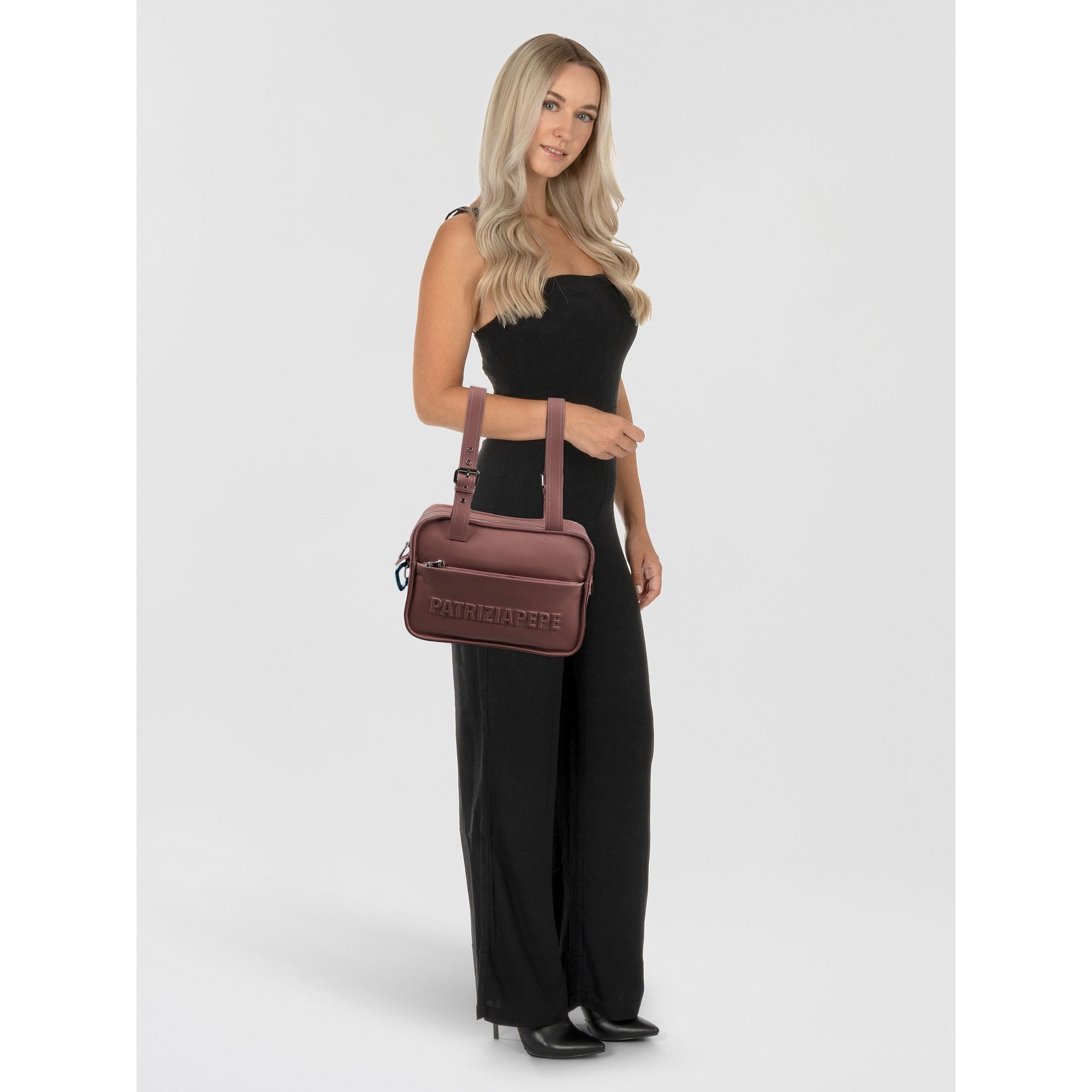 Patrizia Pepe Schultertasche, Leder