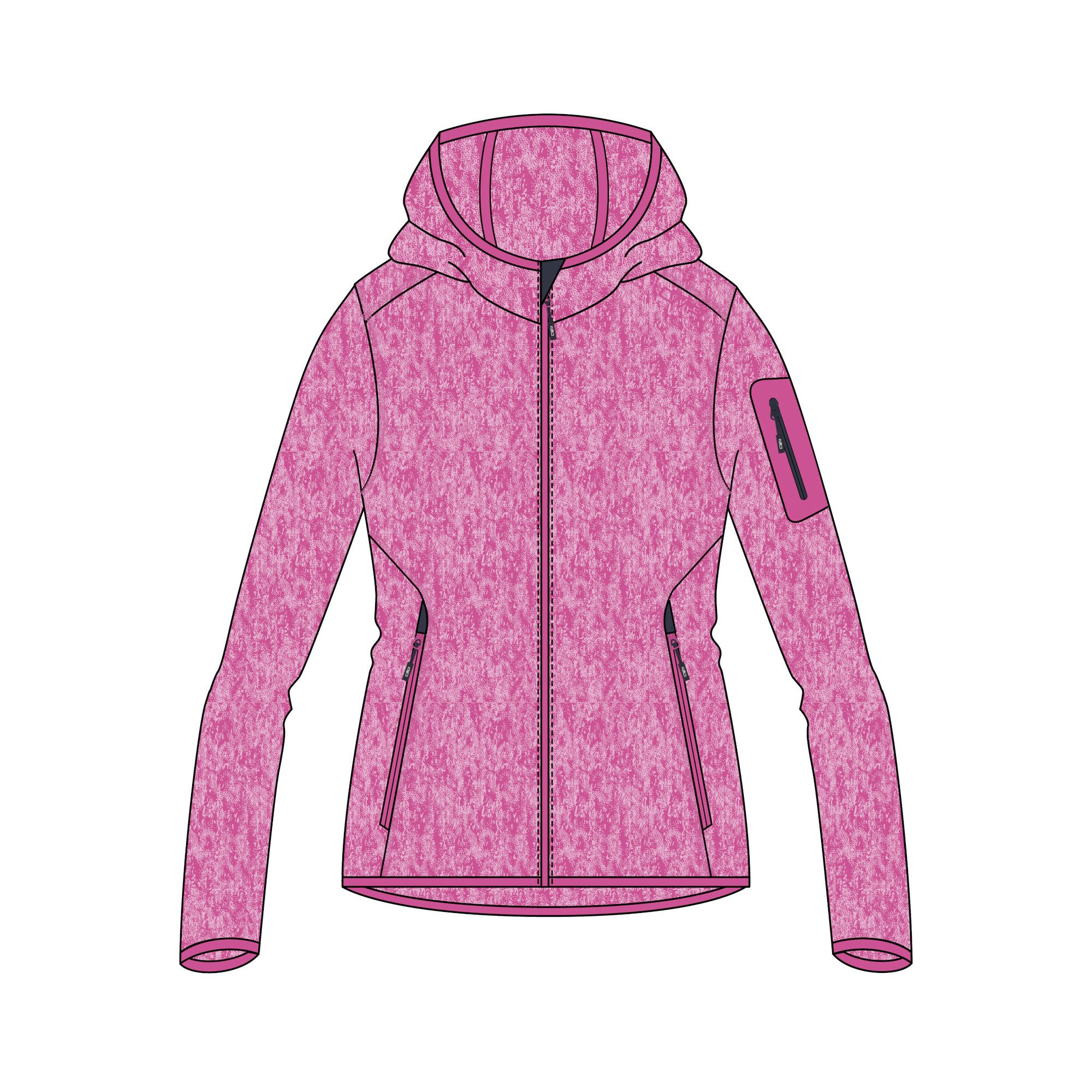 CMP Fleecejacke CMP Damen Jacke Knitted günstig online kaufen