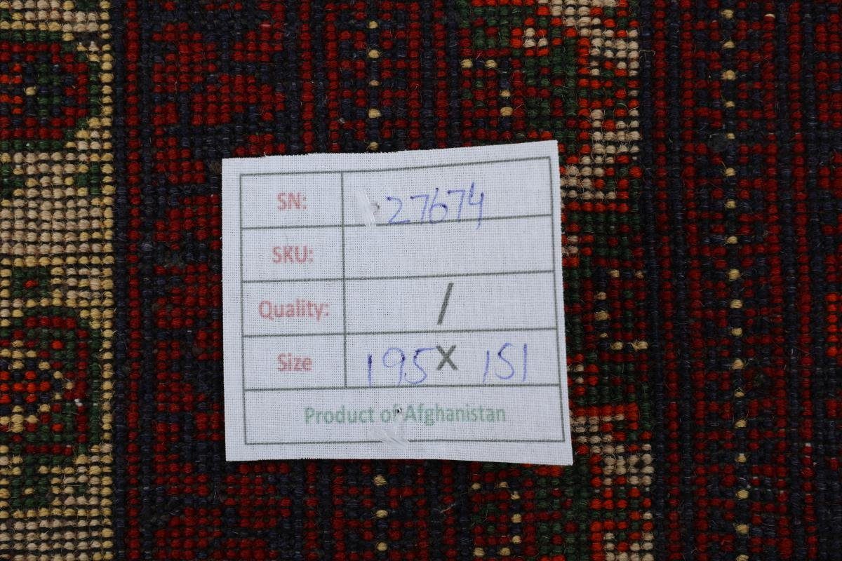 Mauri Nain Orientteppich rechteckig, Afghan Höhe: 151x195 Handgeknüpfter 6 Trading, mm Orientteppich,