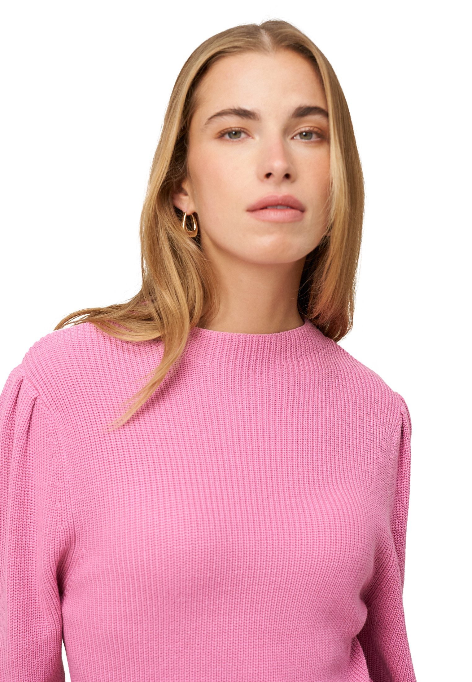 Zero Strickpullover Damen mit Ballonärmeln (1-tlg) Plain/ohne Details