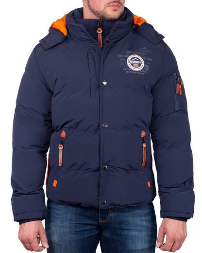 Geographical Norway Winterjacke »Geographical Norway Herren Winterjacke baverveine« (1-St) Winterjacke mit Kapuze