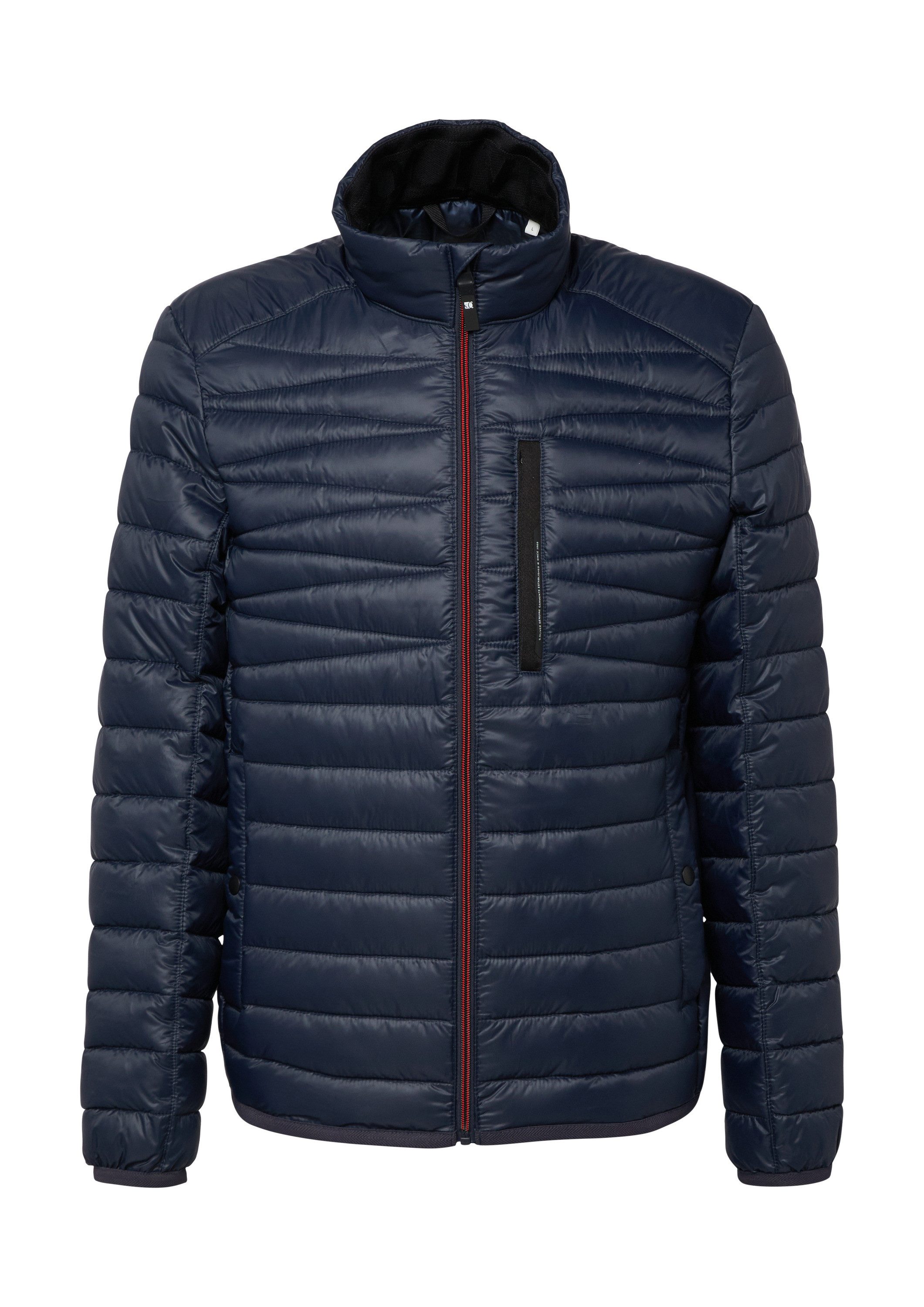 s.Oliver Winterjacke Outdoor-Jacke Sportive Steppjacke mit Stehkragen und Innentasche
