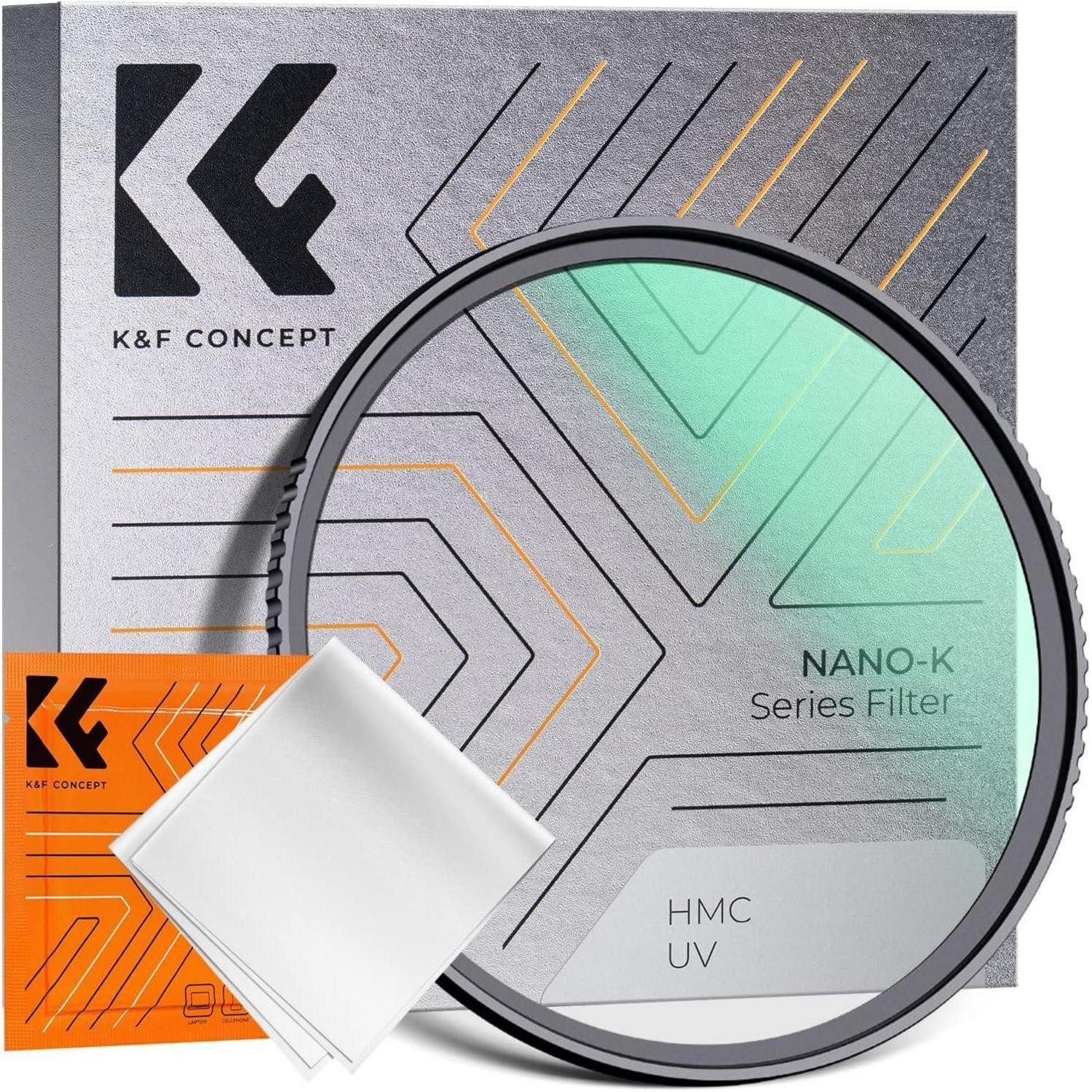 LuxusKollektion K-Serie 82MM Slim Pro UV-Filter mit 18 Schichten grüner Foto-UV-Filter