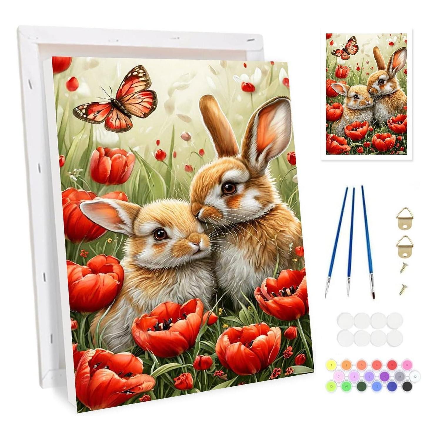 LuxusKollektion Malen nach Zahlen Malen nach Zahlen mit Rahmen 20x30cm