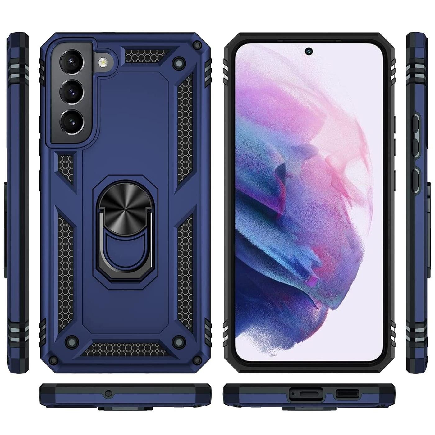 CoolGadget Handyhülle Armor Shield Case für Samsung Galaxy S22 6,1 Zoll, Outdoor Cover mit Magnet Ringhalterung Handy Hülle für Samsung S22 – Bild 2 von 5