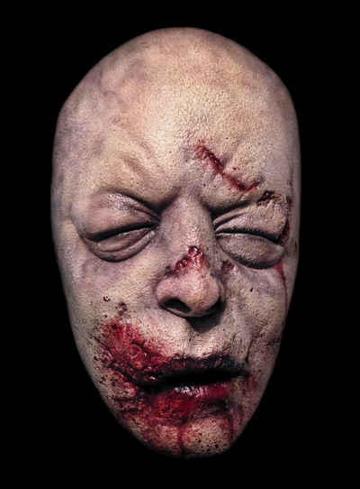 Trick or Treat Verkleidungsmaske The Walking Dead Aufgequollener Zombie, Original lizenzierte Zombiemaske zur TV-Serie 'The Walking Dead'