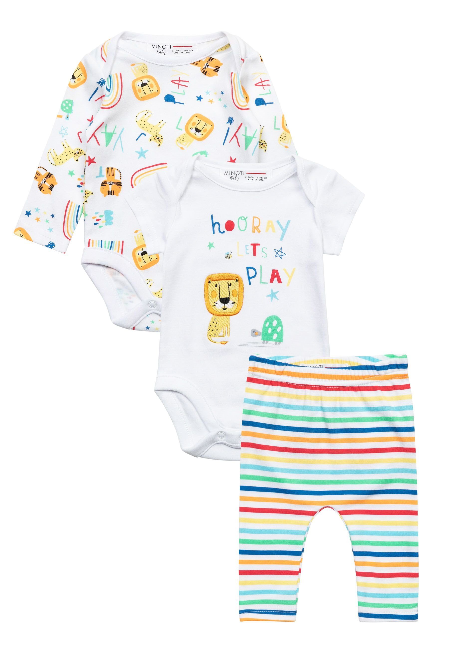 MINOTI Body & Body und Leggings Leggings Weiß (0-12m)