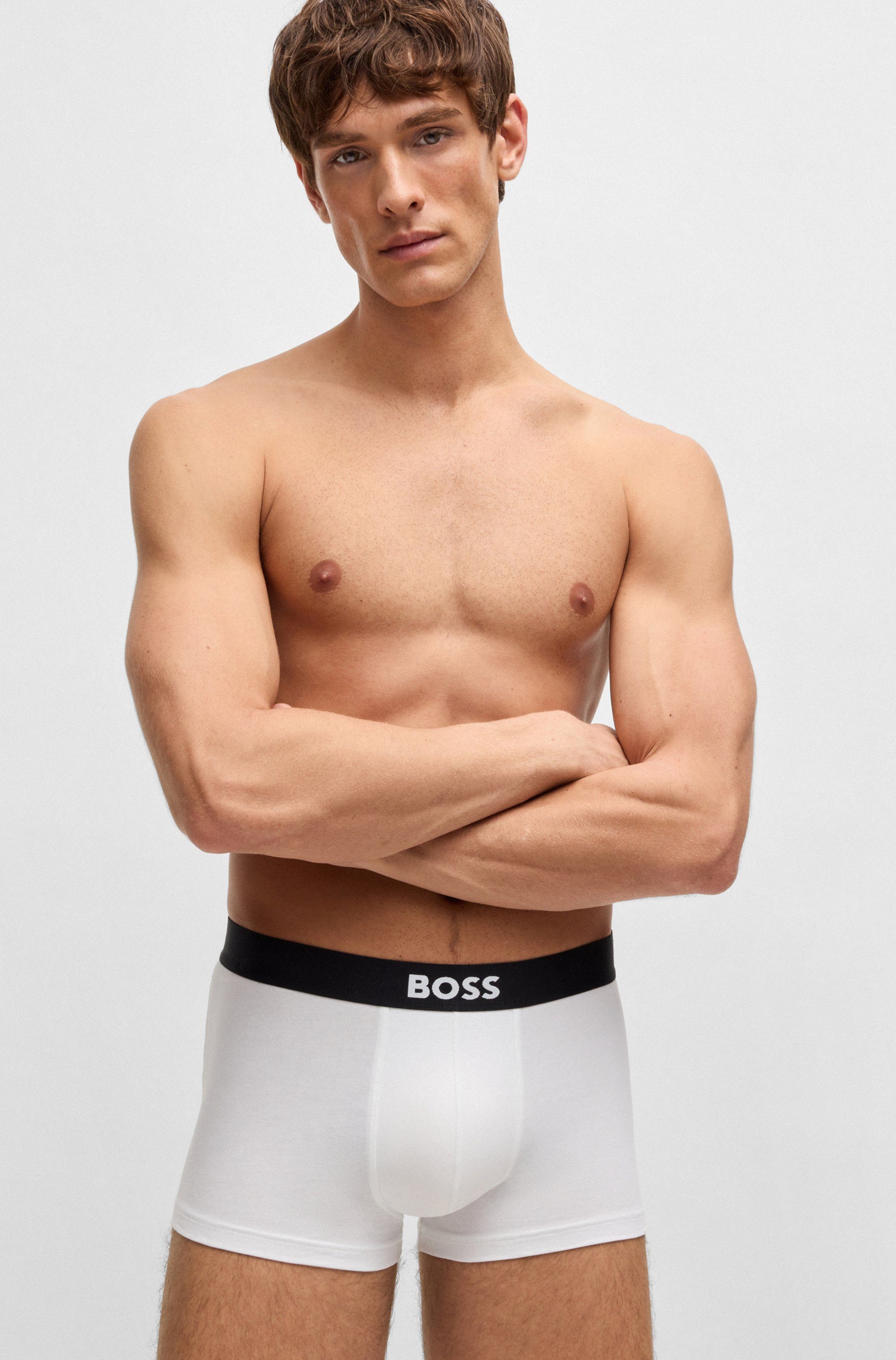 BOSS Trunk 3P Trunk BOSS ONE mit unifarbenen Bund