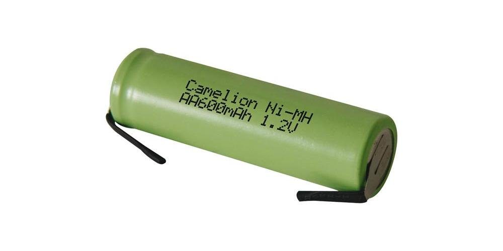 Camelion Ni-MH 1.2 V - 600 mAh MIT LÖTFAHNEN (unverpackt) Batterie