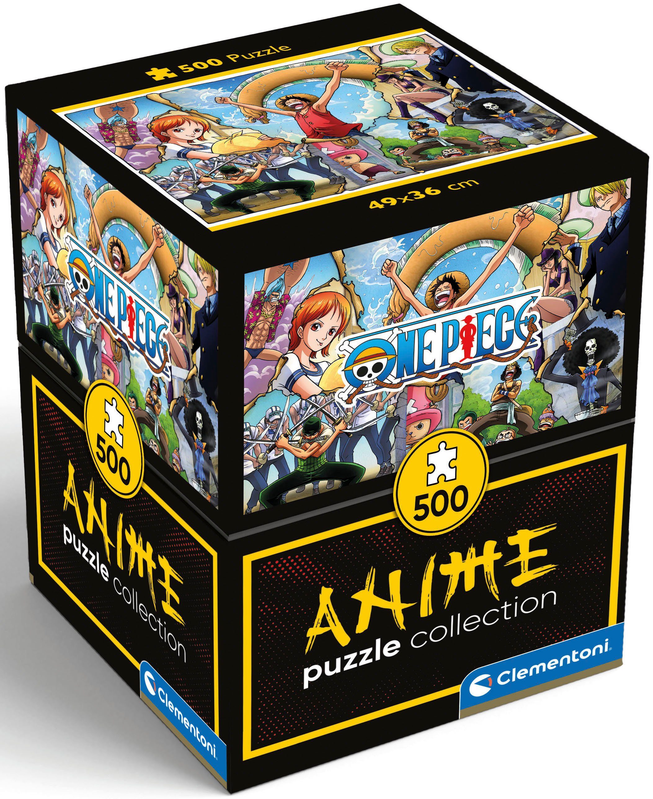 Clementoni® Puzzle Premium Animé-Collection, One Piece, 500 Puzzleteile, Made in Europe; FSC® - schützt Wald - weltweit