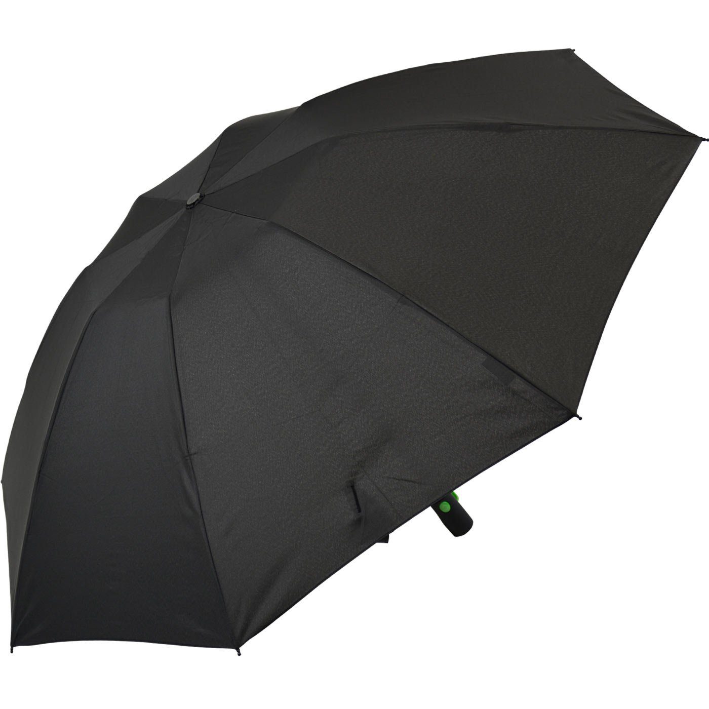 Speichen mit iX-brella bunten Fiberglas-Automatiksch, umgekehrt Reverse schwarz-grün Taschenregenschirm öffnender stabilen