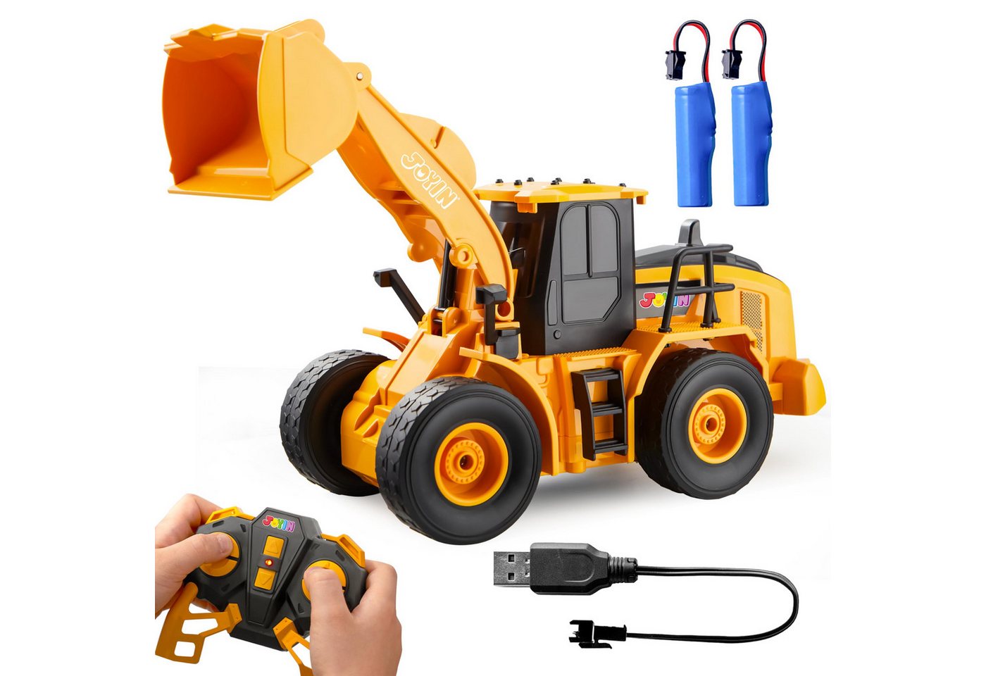 JOYIN RC-Bagger JOYIN Ferngesteuertes Bagger Spielzeug für ab 3 Jahren Junge