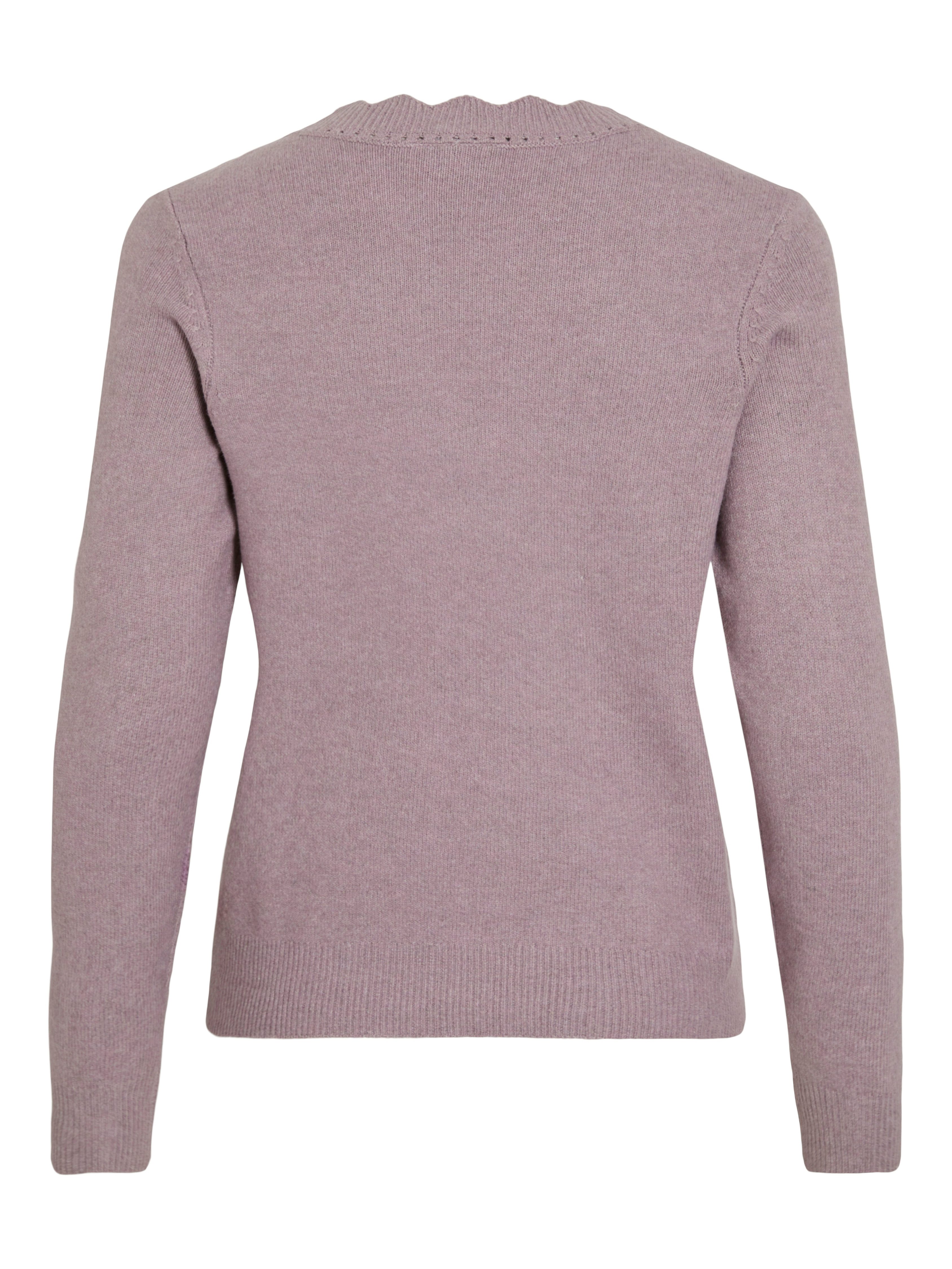 Vila V-Ausschnitt-Pullover VINIKOLINA V-NECK L/S KNIT TOP - NOOS