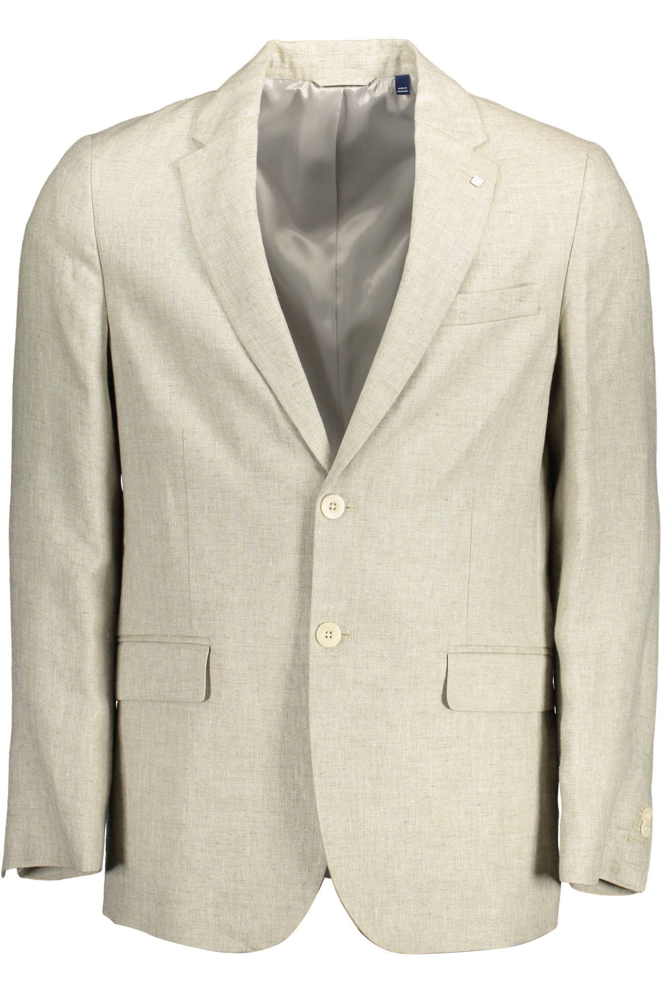 Gant Outdoorjacke Klassische Beige Herrenjacke mit Taschen & Knopfverschluss
