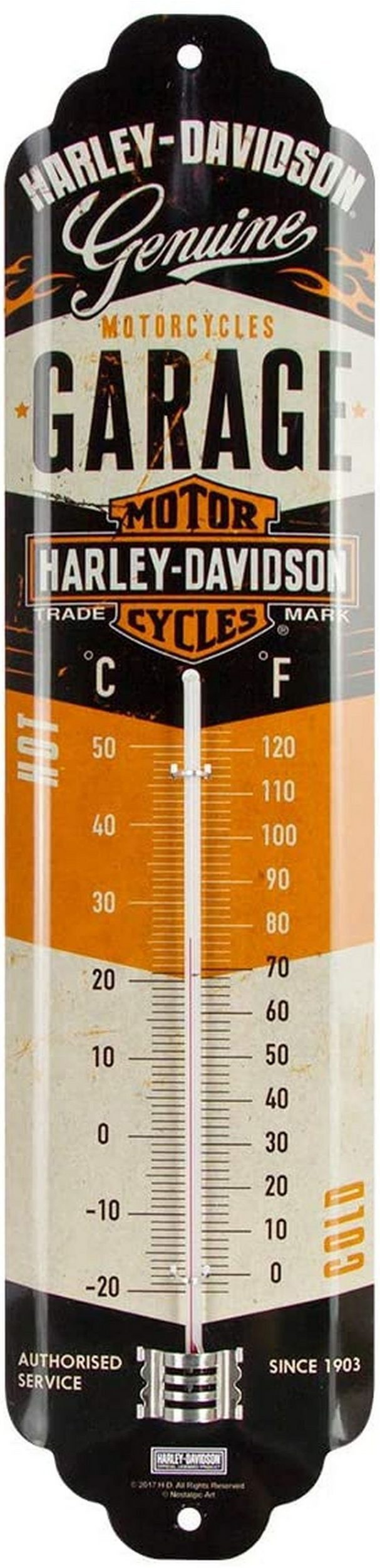 Raumthermometer Harley Davidson - Garage