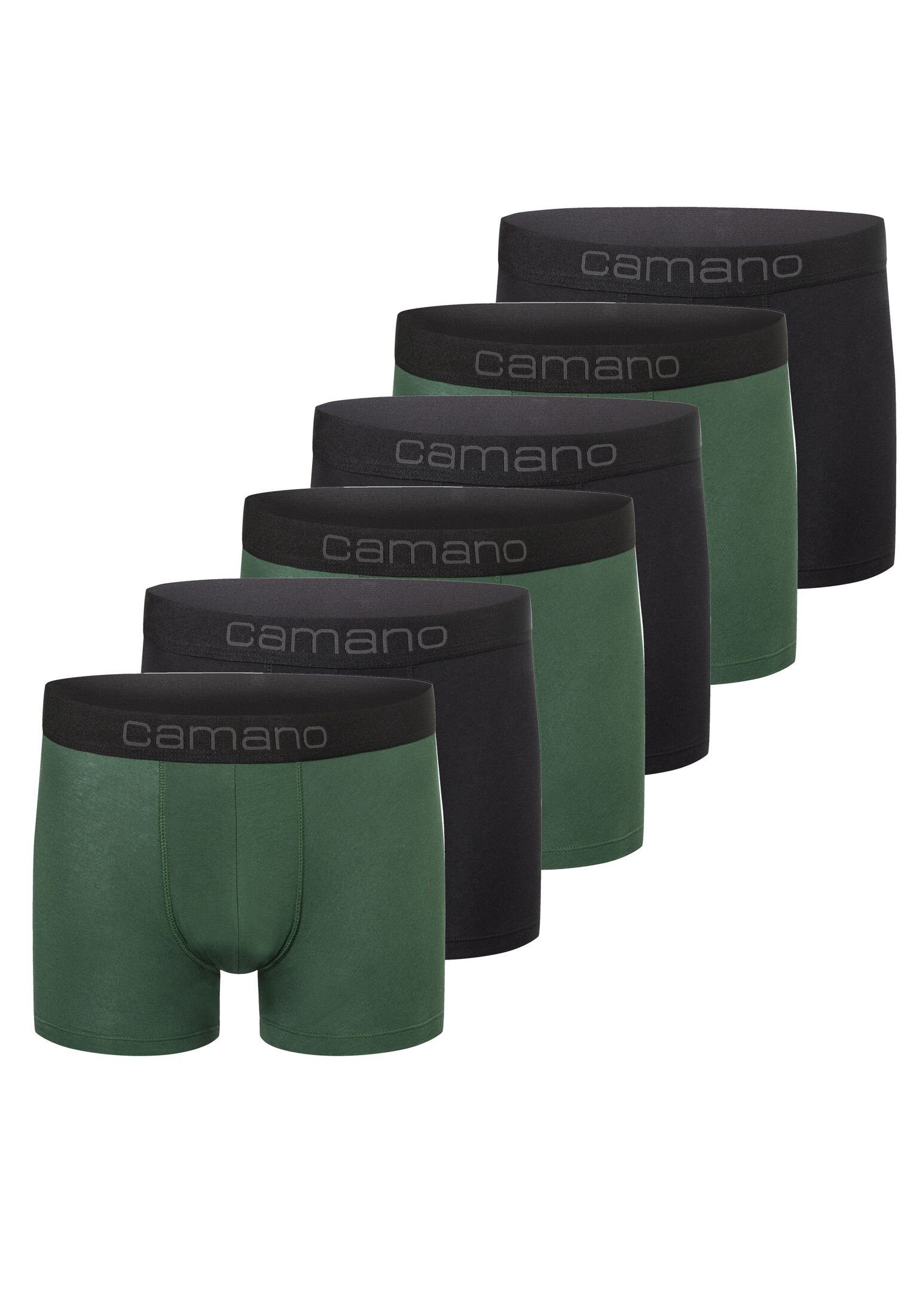 Camano Boxershorts Boxershorts Unterhosen Herren elastischer Gummibund ohne günstig online kaufen