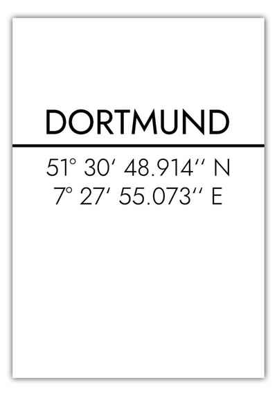 MOTIVISSO Poster Dortmund Koordinaten #2