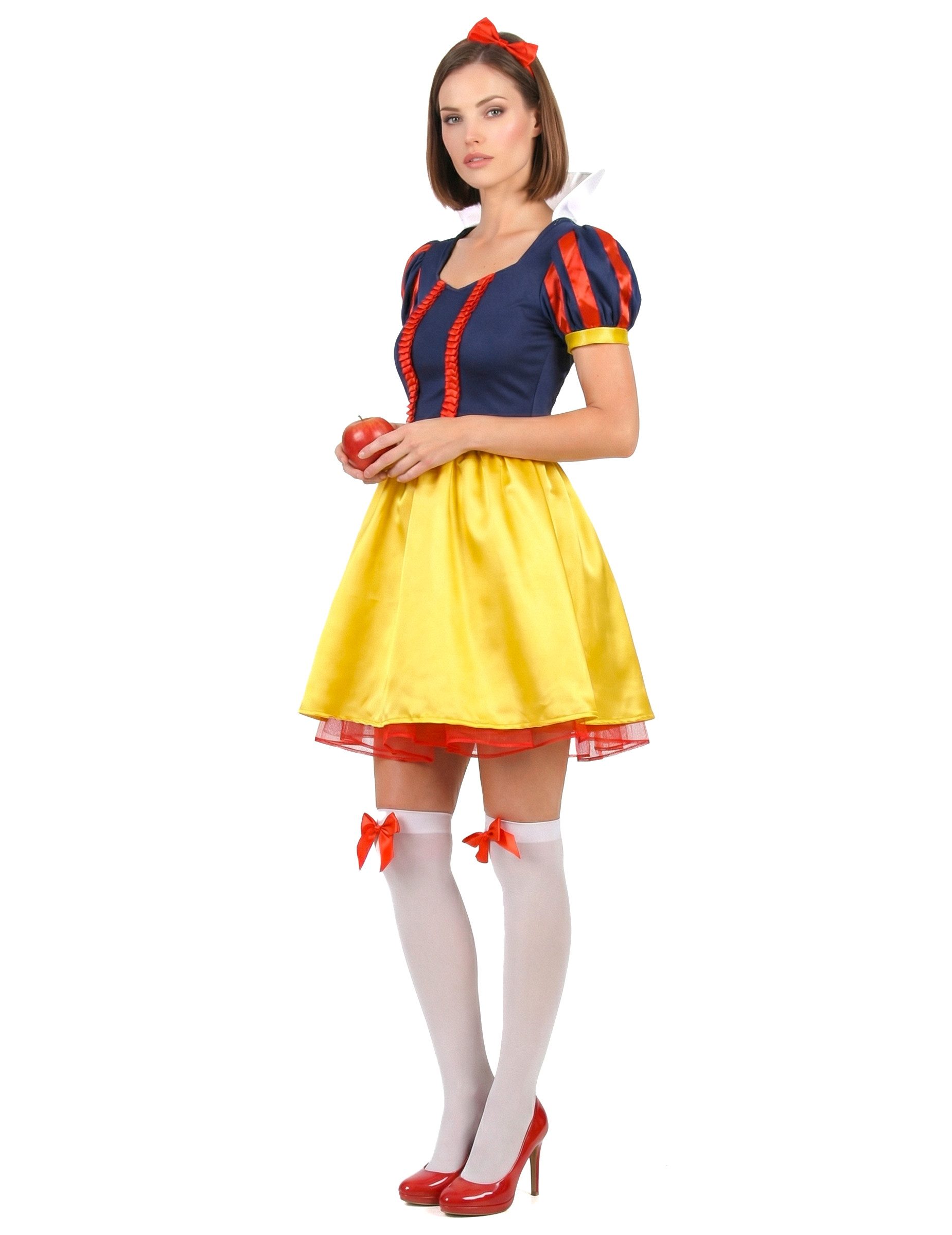 Kostüm Sexy Schneewittchen Kostüm für Damen Märchenprinzessin bunt
