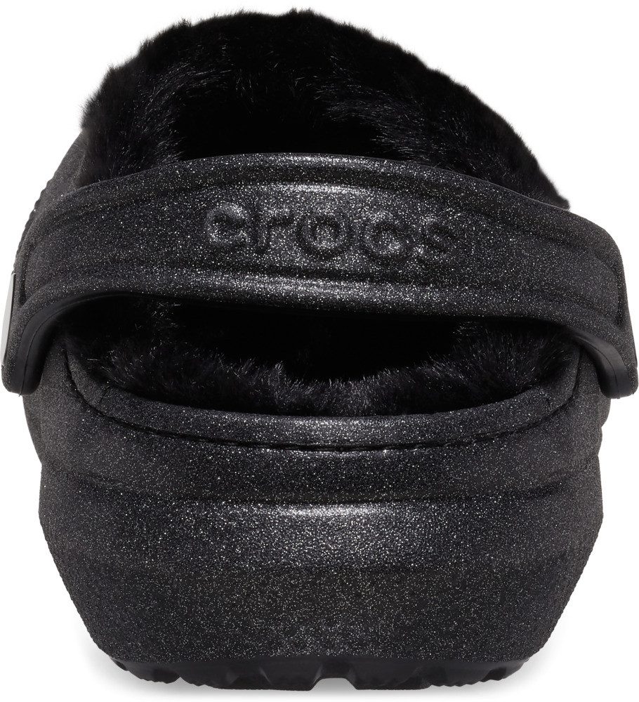 Crocs Classic Fuzz Lined Glitter Clog mit Lüftungsöffnungen günstig online kaufen