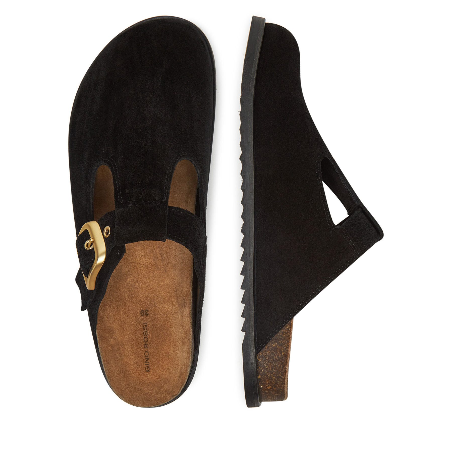 GINO ROSSI Gino Rossi Frauen-Flipflops Schwarze EMERY-199 Badepantolette