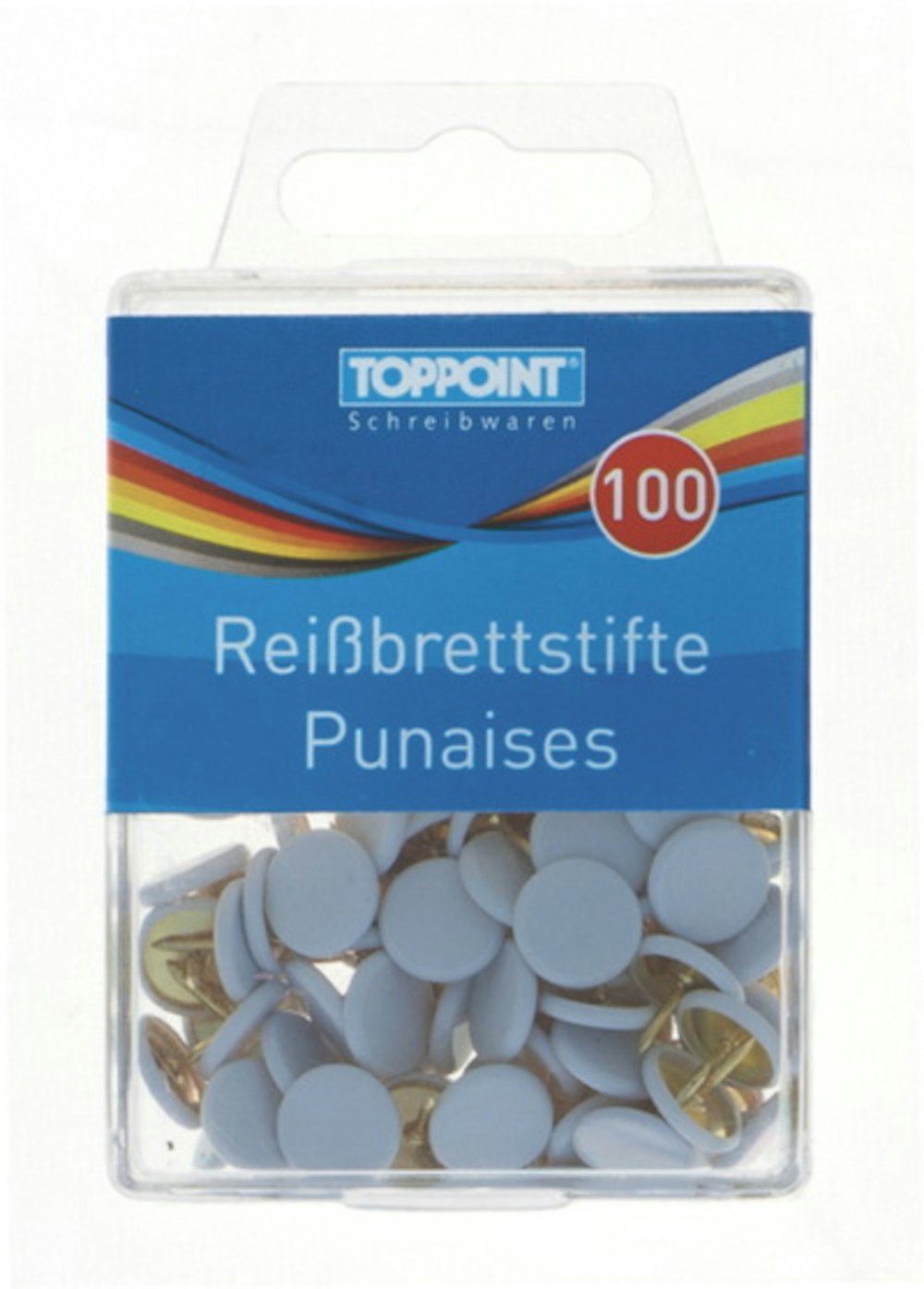 Heftzwecke 500 (5x 100) Reißbrettstifte Reißzwecken Heftzwecken