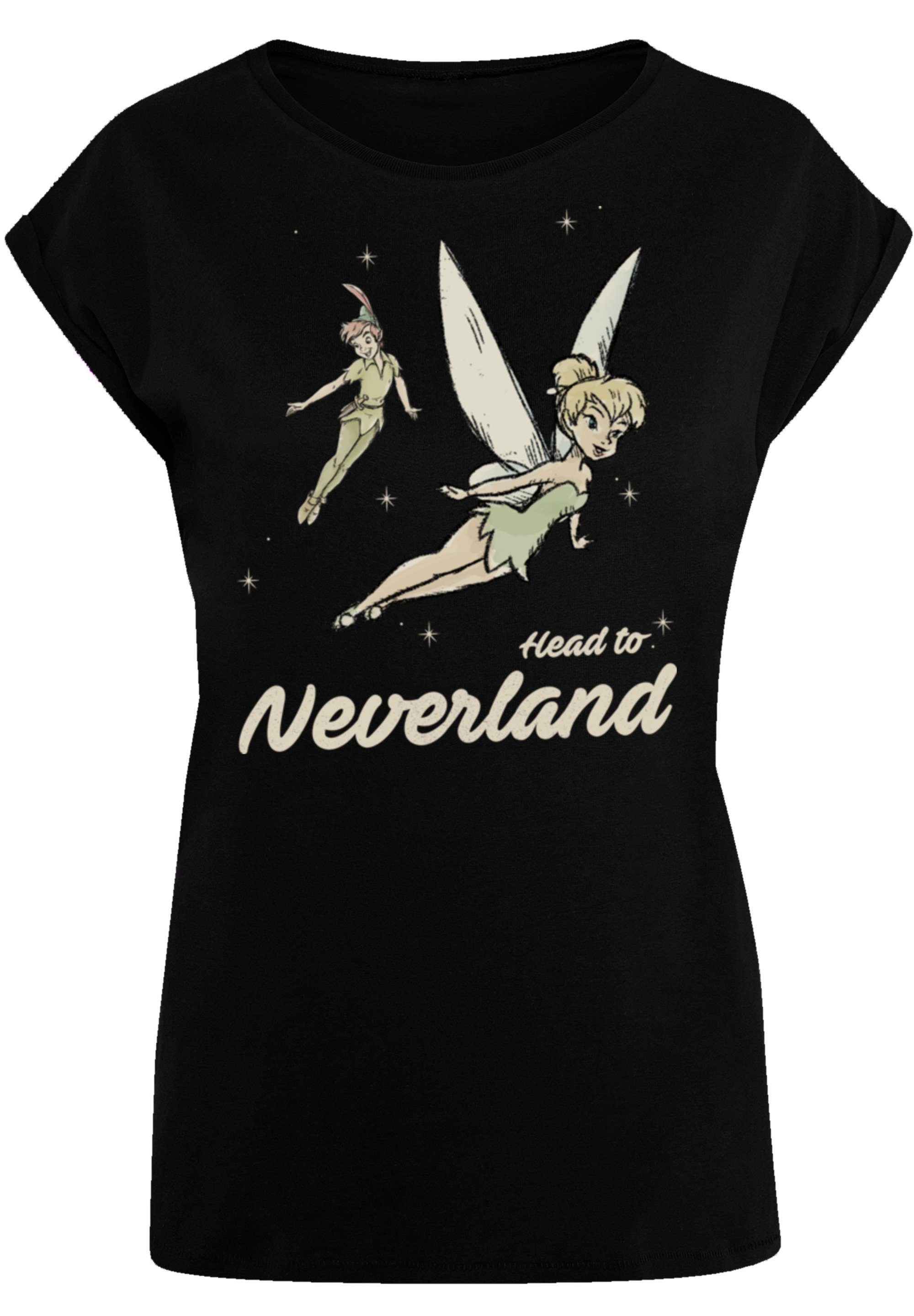 F4NT4STIC Head Pan Premium Disney T-Shirt To Neverland Qualität Peter