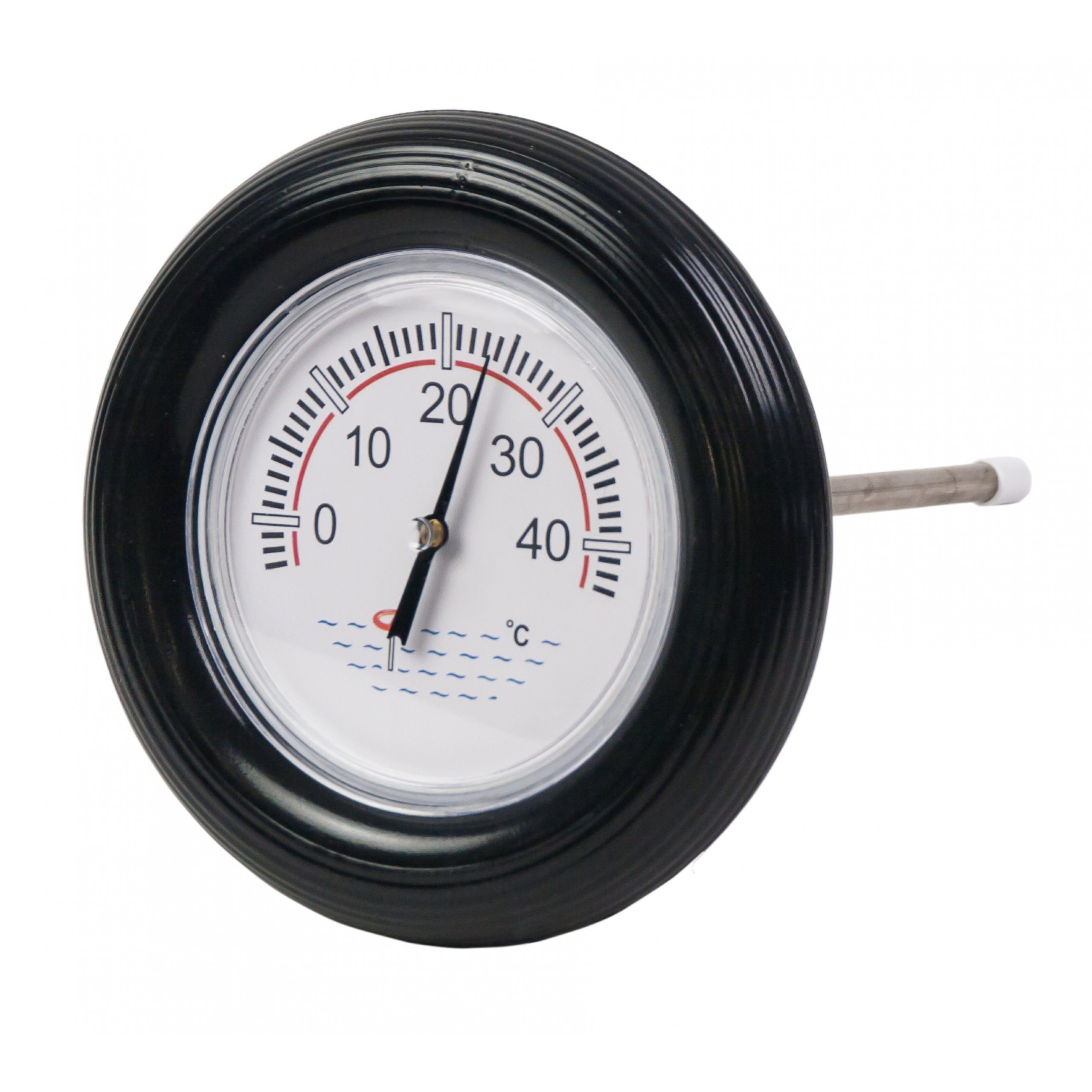 Chemoform Pooltester Rundthermometer mit Schwimmring Badethermometer Schwimmbad Pool