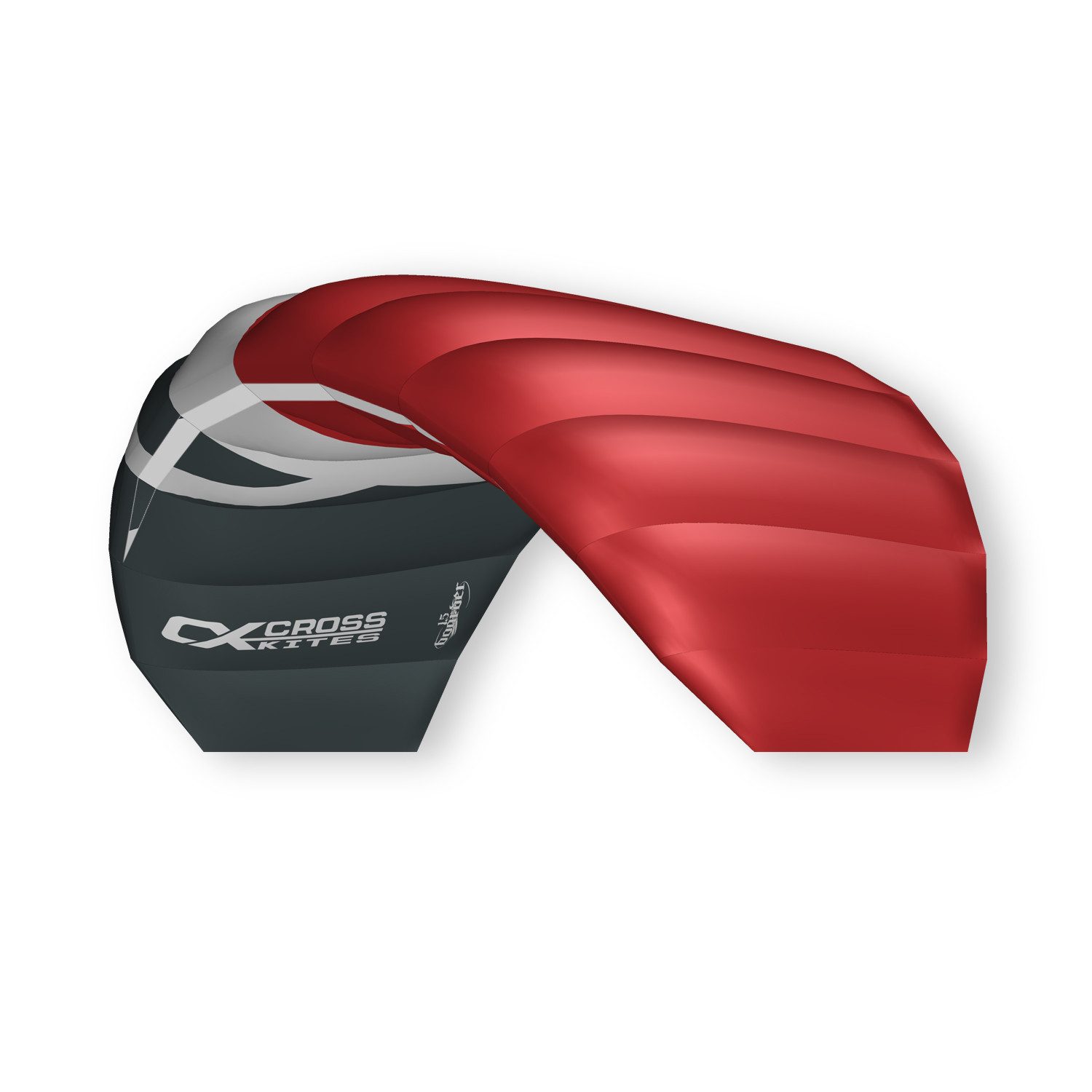 CrossKites Flug-Drache Lenkmatte Boarder R2F Trainerkite Lenkdrachen mit Bar und Kitekiller, R2F Ausstattung (Ready to Fly) inkl. Controlbar, Leinen und Kitekiller