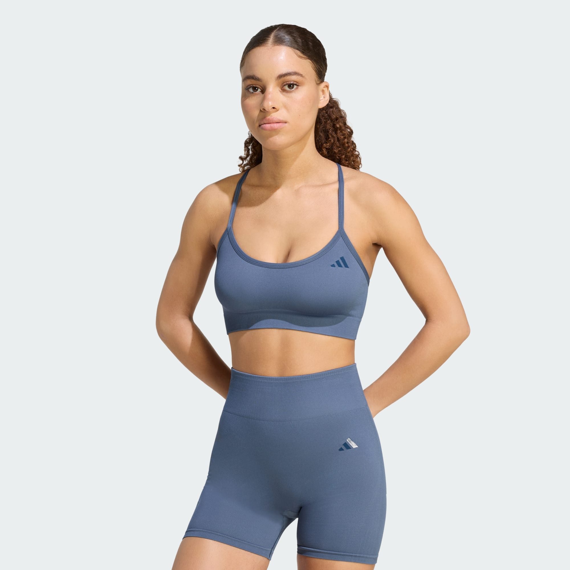 Sport-BH WORKOUT ESSENTIALS LEICHT STÜTZENDER STRICK-BH