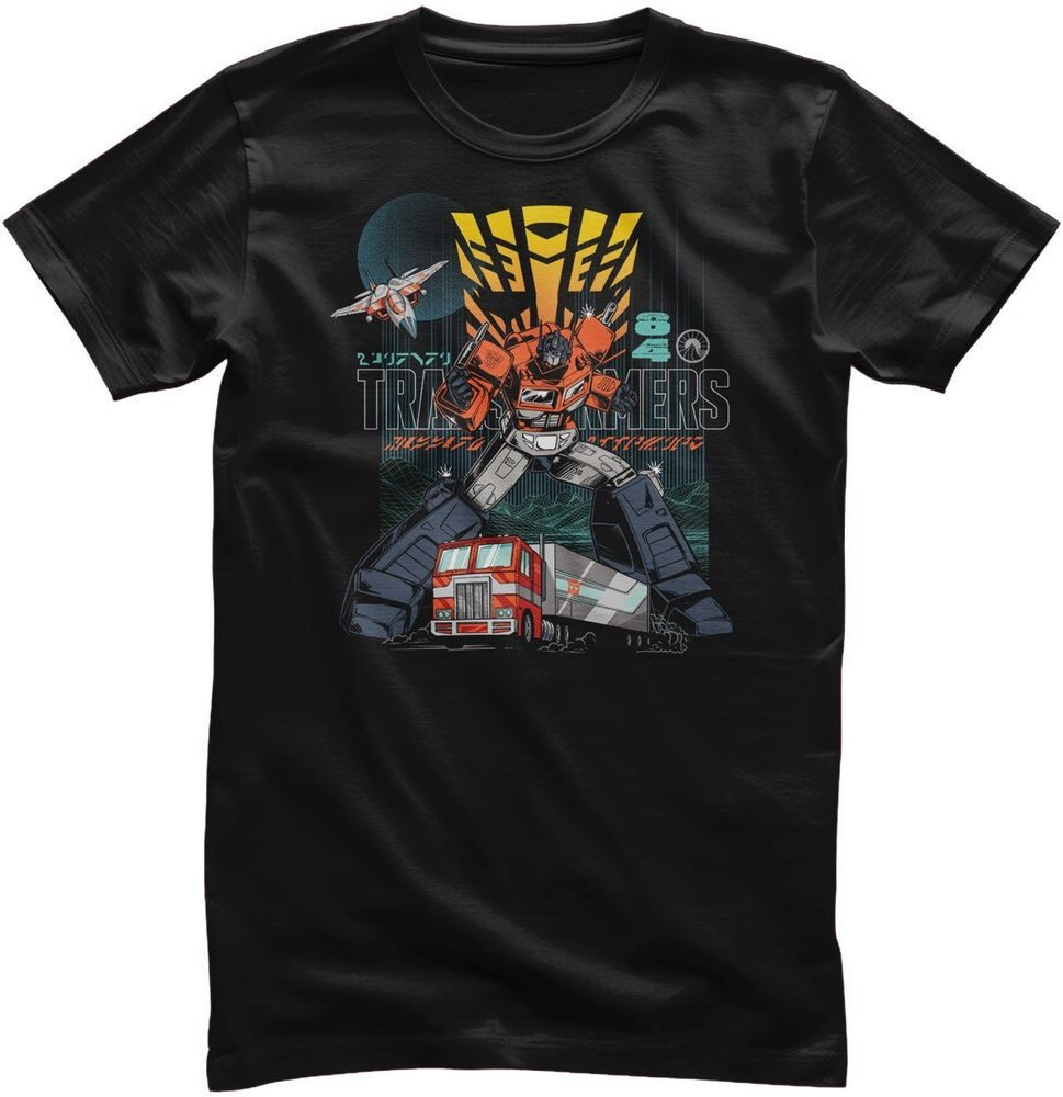 Transformers T-Shirt Transformer 84 Retro Grid T-Shirt