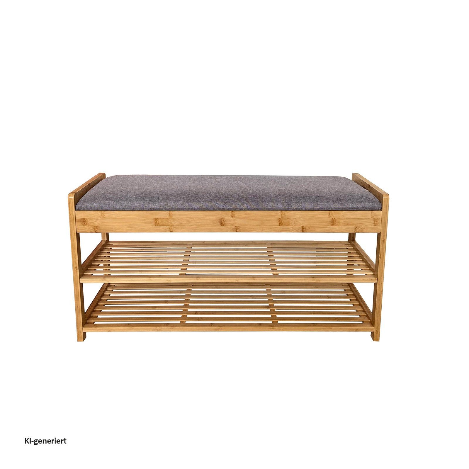 HTI-Living Schuhbank Schuhbank mit Schubfach Bambus (Stück, 1-St., 1 Schuhbank), Schuhregal – Bild 2 von 5