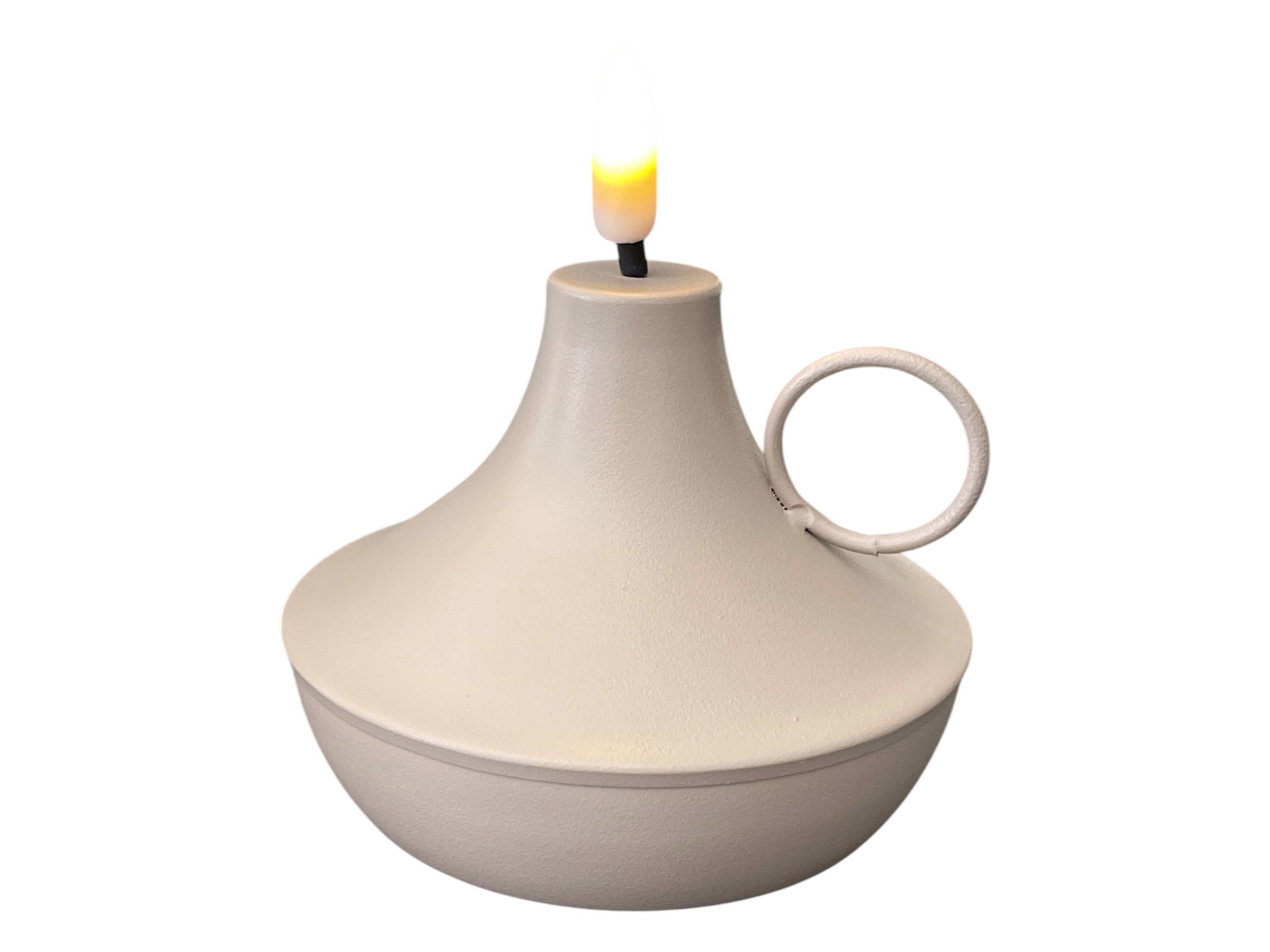 Countryfield LED-Kerze (1-tlg), Öllampenoptik creme 6/18h Timer günstig online kaufen