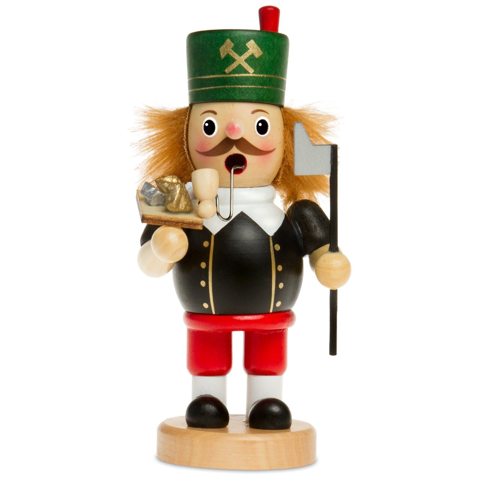 SIKORA Weihnachtsfigur RM-B Räuchermännchen aus Holz verschiedene Motive B11 schwarz - Bergmann