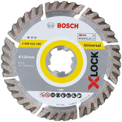 Bosch Professional Diamanttrennscheibe »X-LOCK Diamanttrennscheiben Standard for Universal«