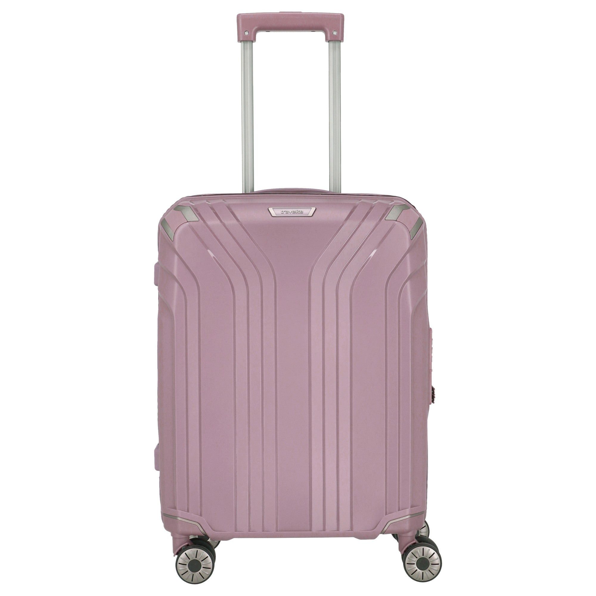 travelite Koffer Elvaa - 4-Rollen-Trolley S 55 cm (rose), 4 Rollen Rollen