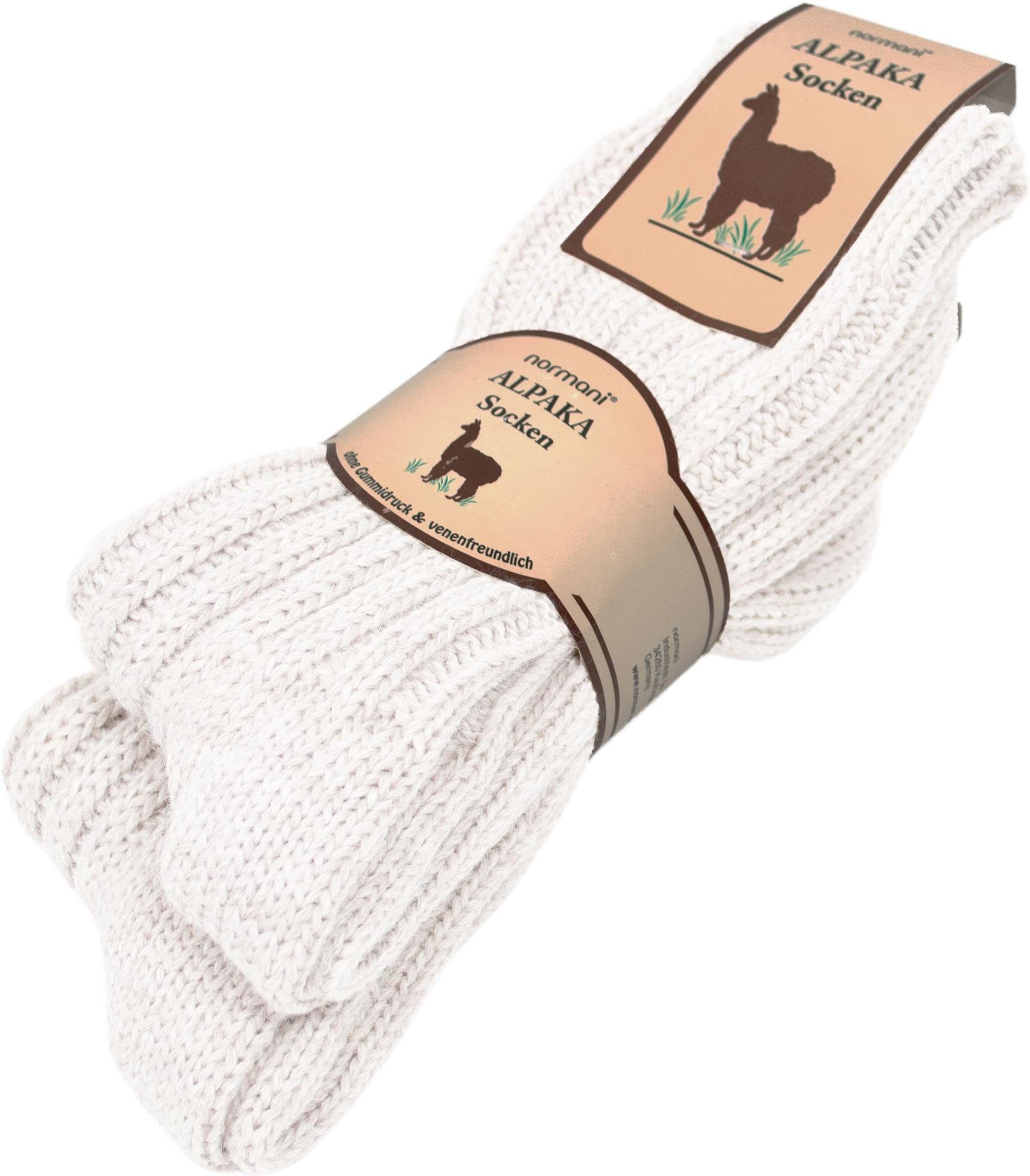 normani Thermosocken 2 Paar Alpaka-Socken (Set, 2 Paar) hochwertige Alpaka- günstig online kaufen