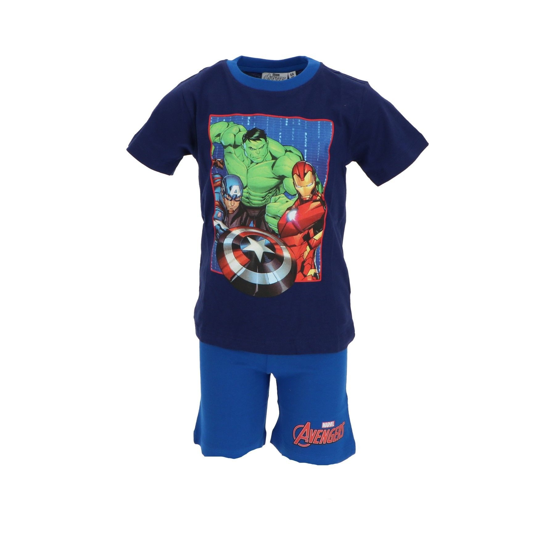 Pyjama Schlafanzug Kinder Zweiteiliger Pyjama kurzarm aus Baumwolle Shortamas