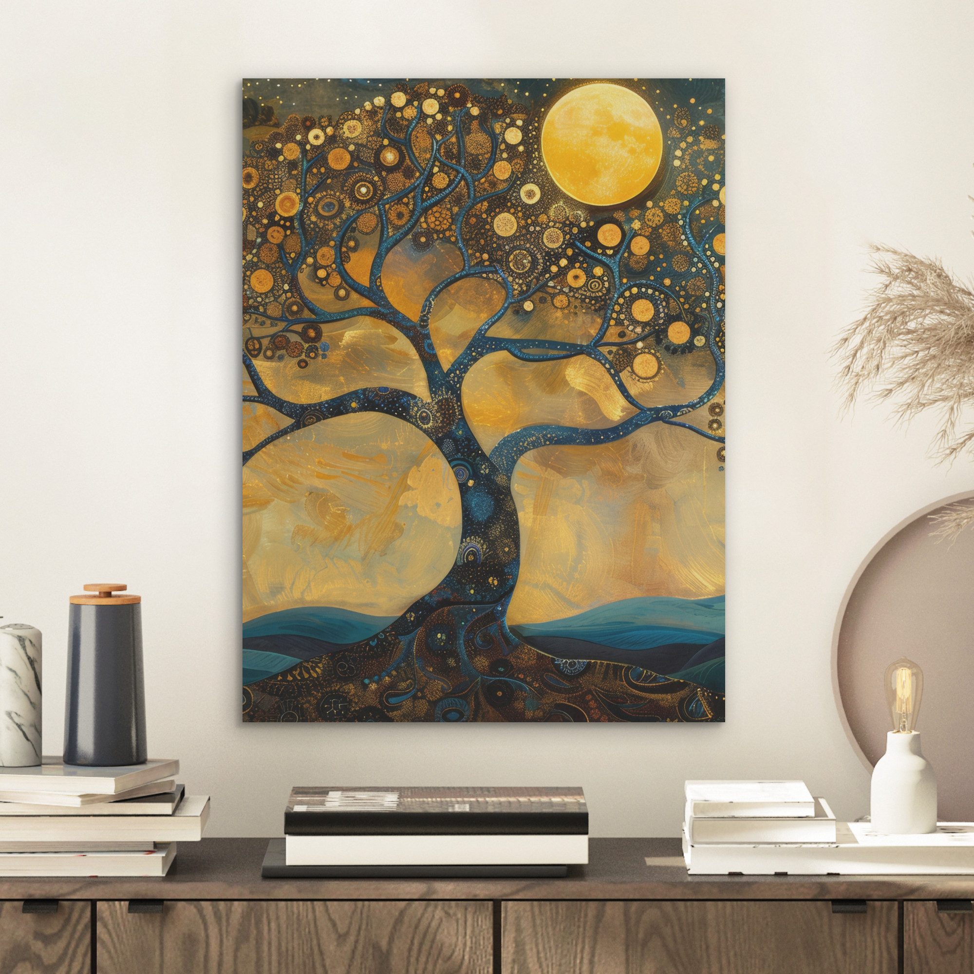 MuchoWow Gemälde Baum - Industriell - günstig online kaufen