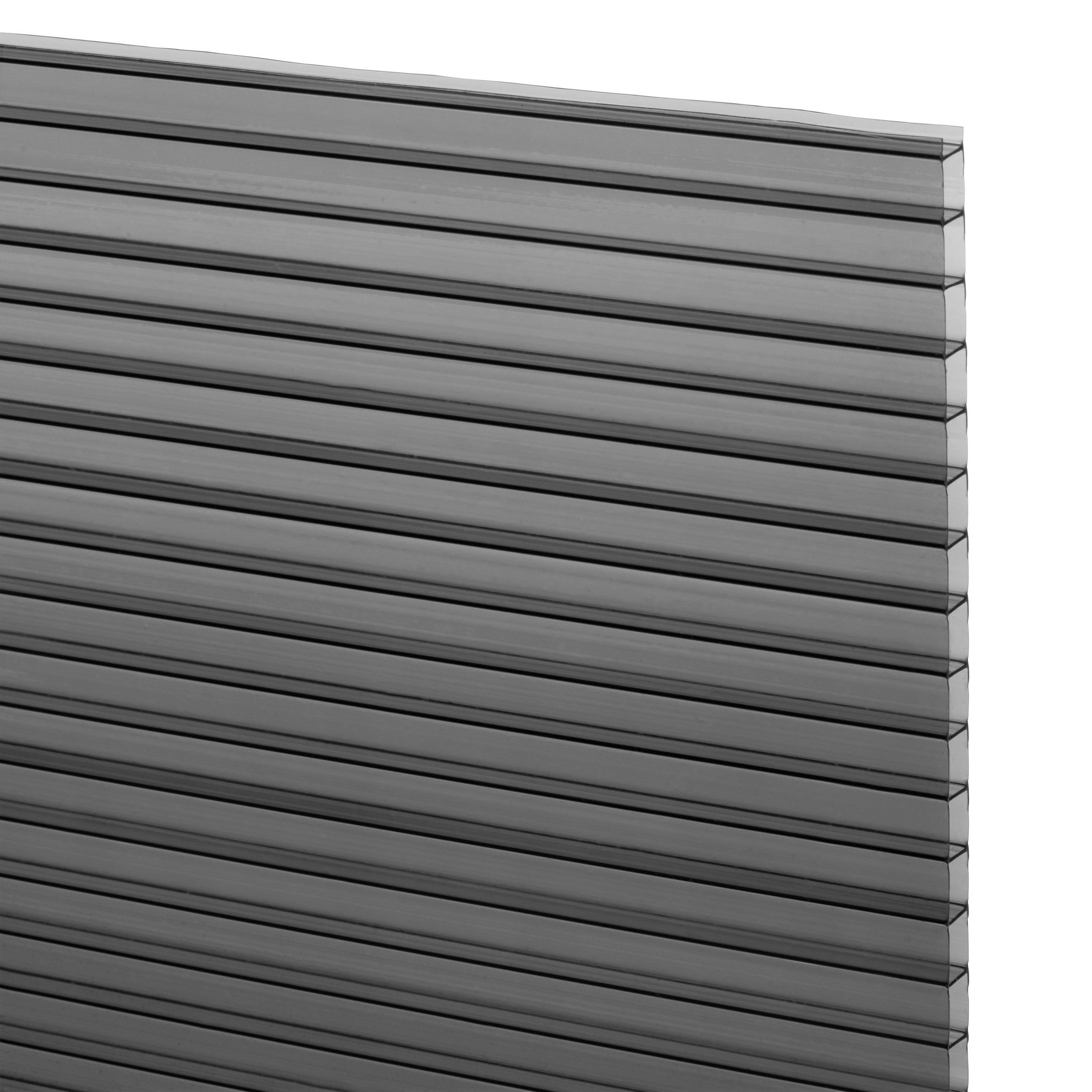 Leco Pavillon-Ersatzdach Dachplatten-Set transparent-grau für Profi-Pavillon 3,65x3 m *, ca. 6 mm dick