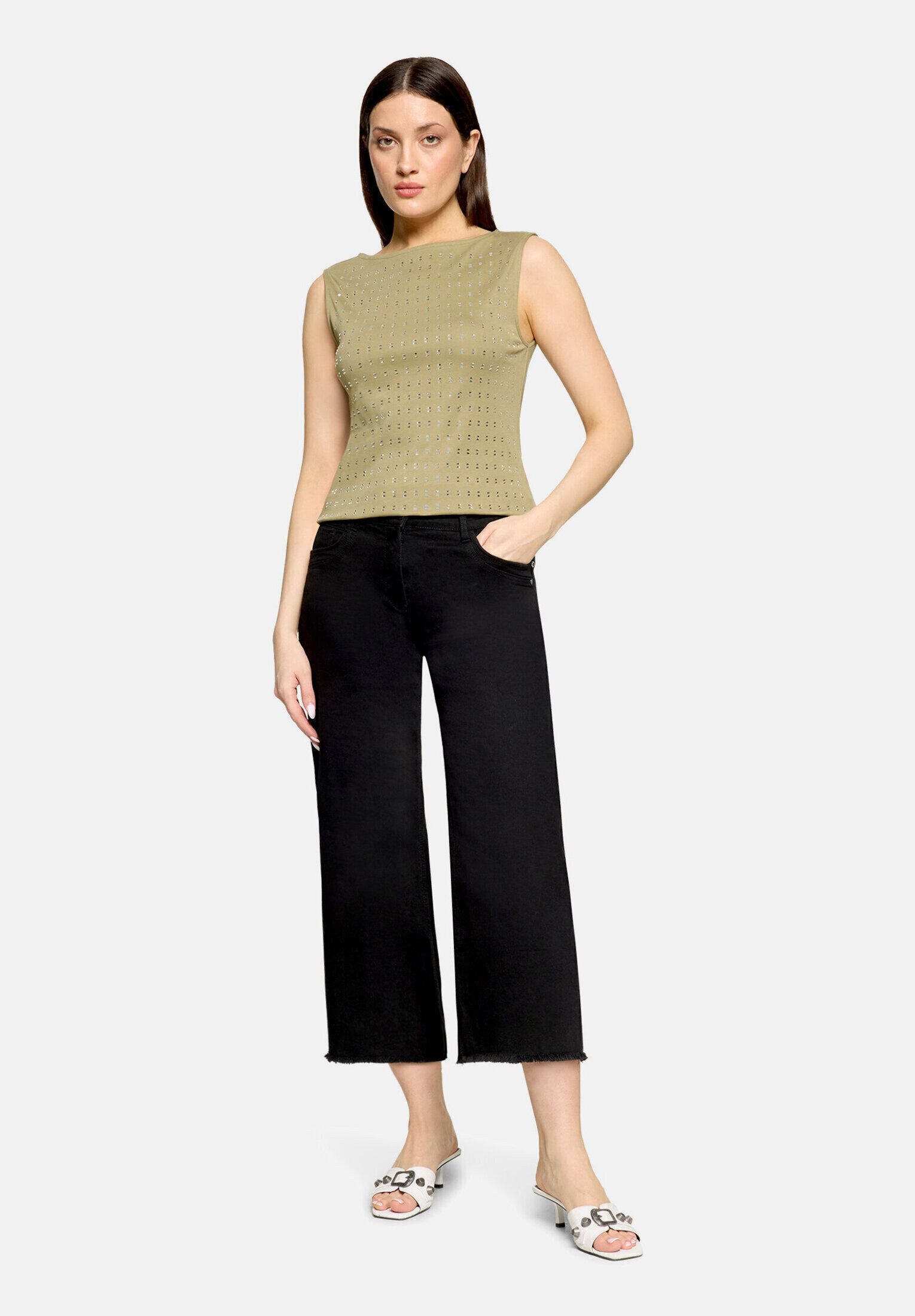Betty Barclay T-Shirt Damen mit Schmucksteinen (1-tlg)